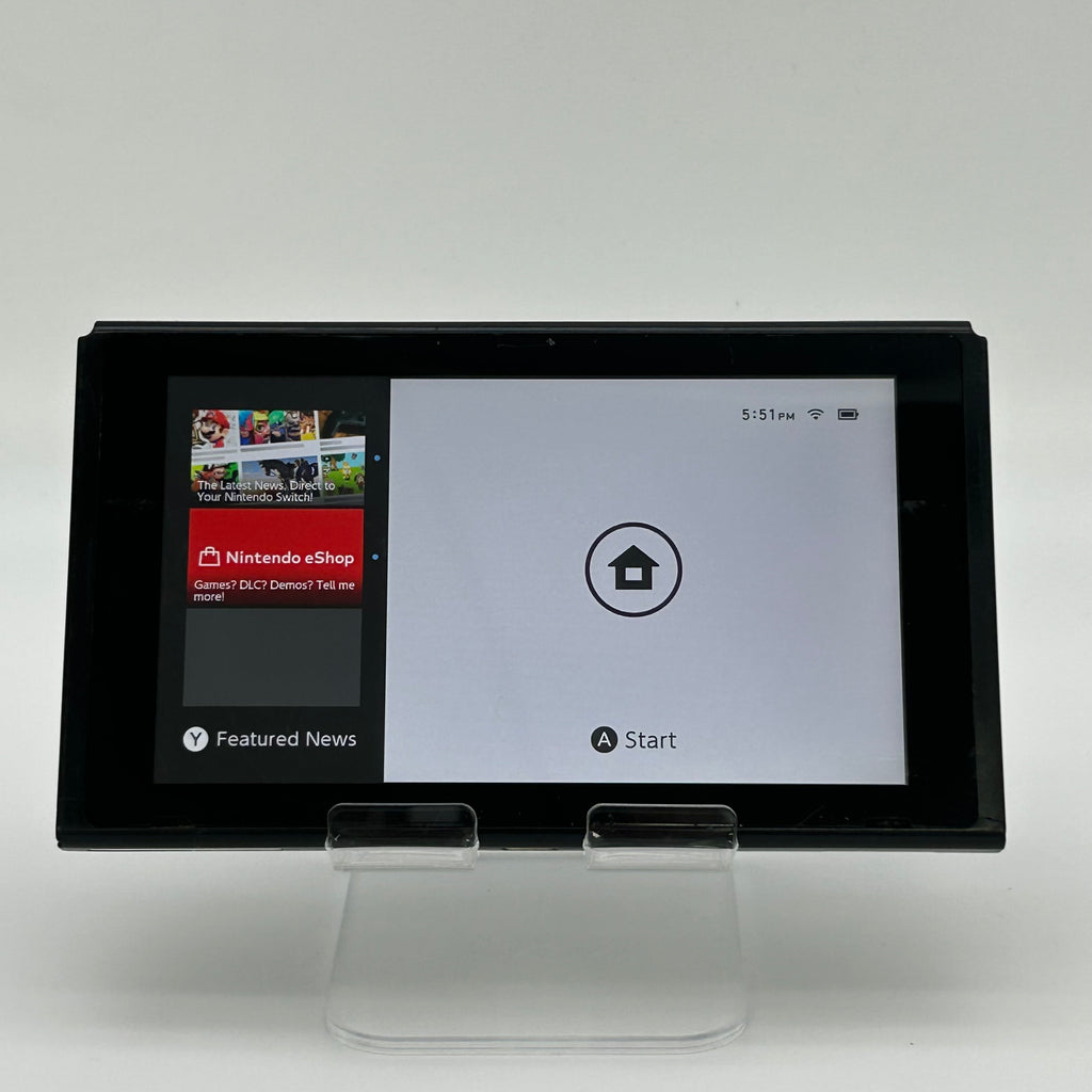 Nintendo Switch v1 Video Game Console Tablet Only HAC-001 - Fully Functional - Black - USED