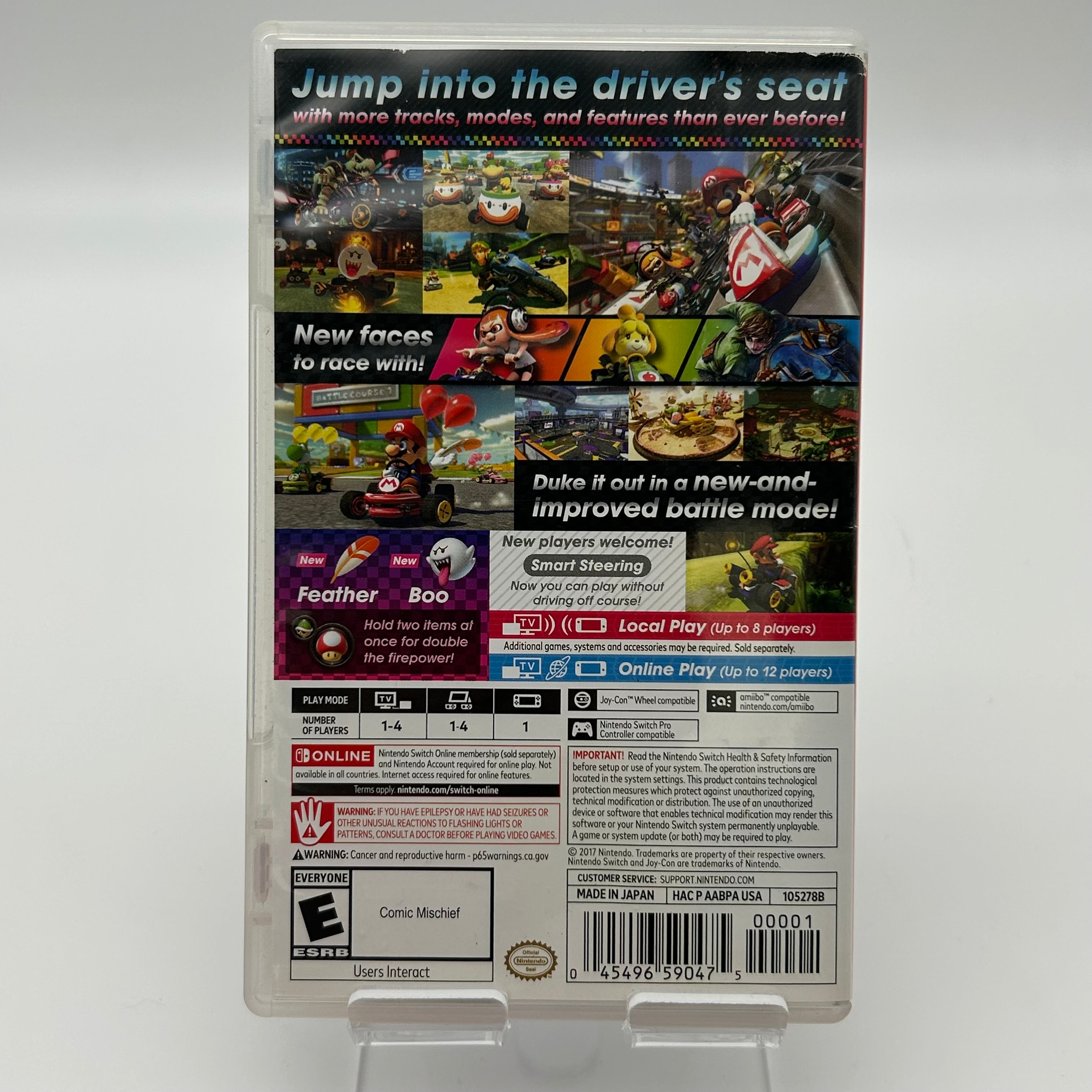 Mario Kart 8 Deluxe Nintendo Switch - Used With Box