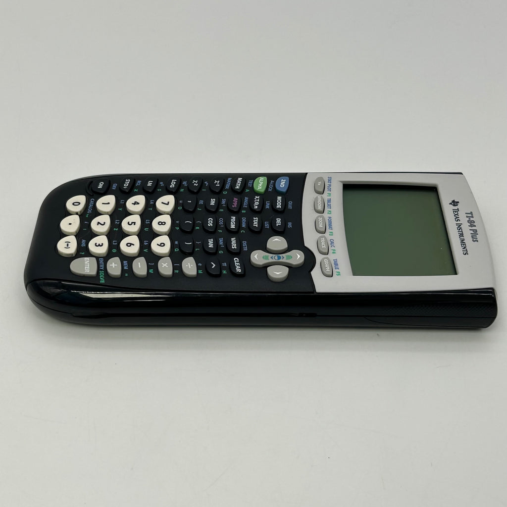 TI-84 Plus Texas Instruments Graphing Calculator Black With Cover