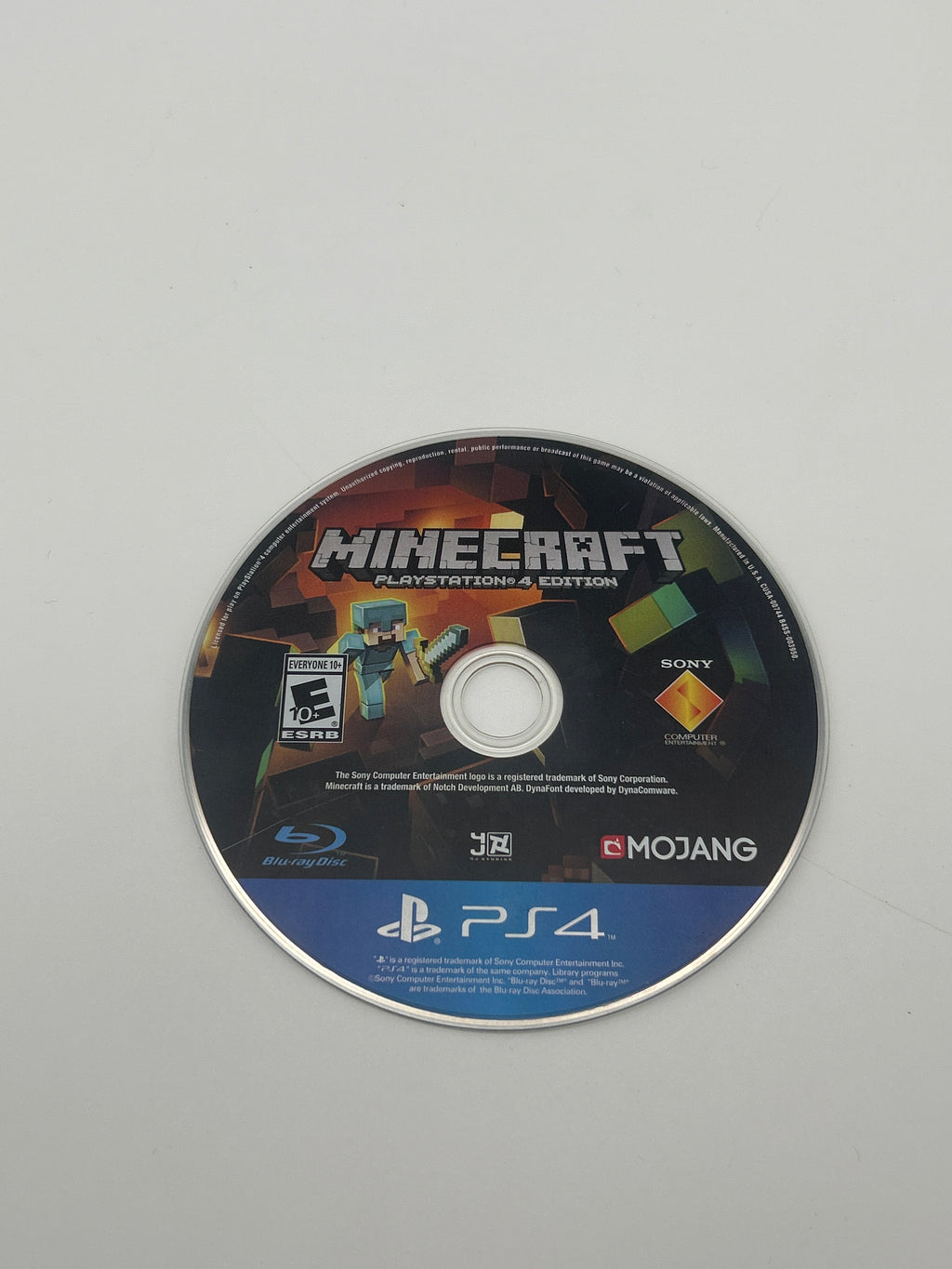 Playstation 4 Minecraft: Playstation 4 Edition Video Game CD only - Used