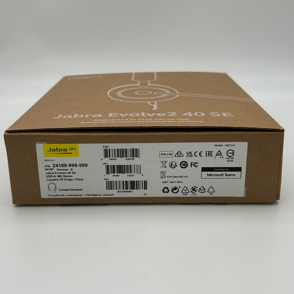 JABRA EVOLVE2 40 SE Black - Used With Box