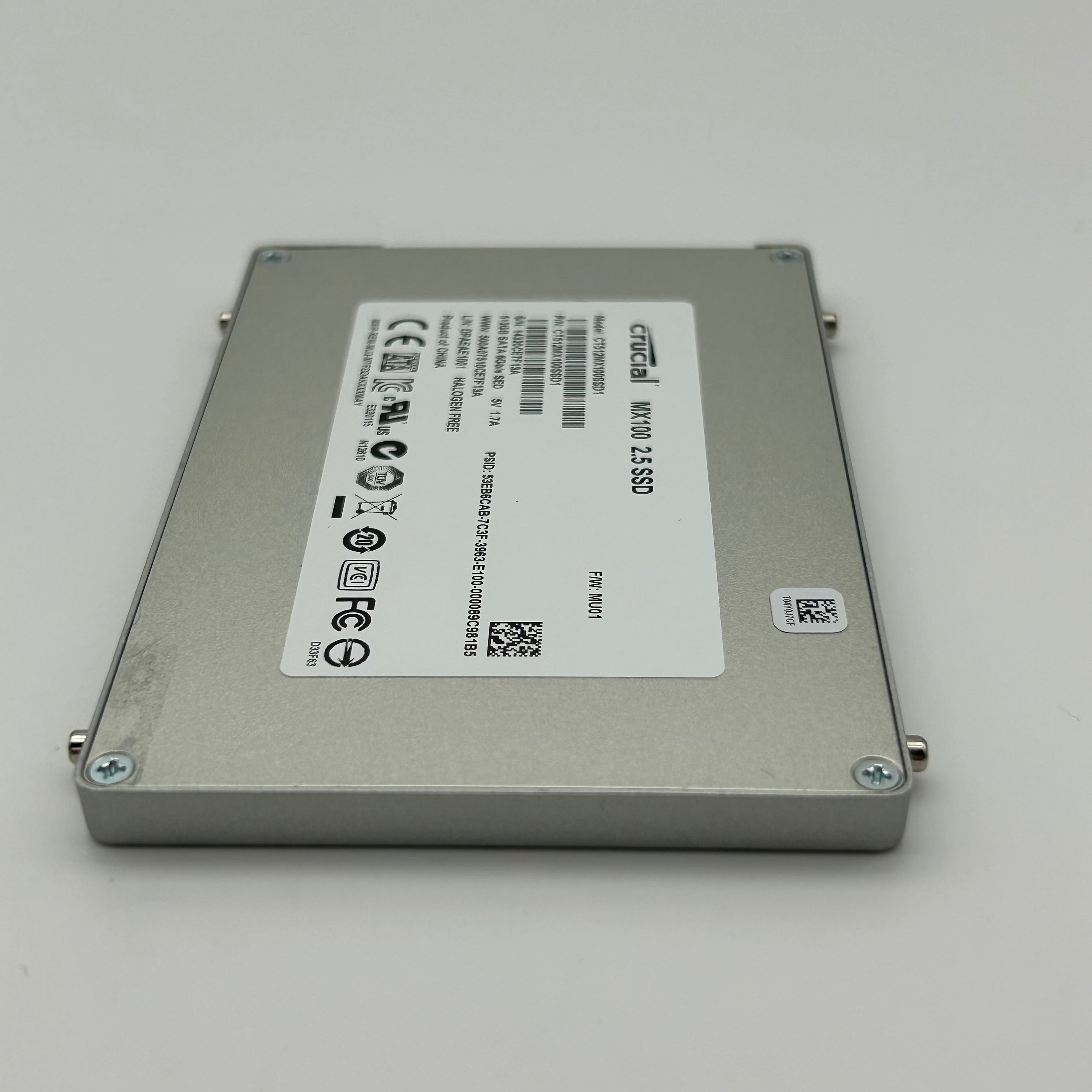 Crucial CT512MX100SSD1 MX100 512GB 2.5" SATA 6Gb/s SSD Blue - Used