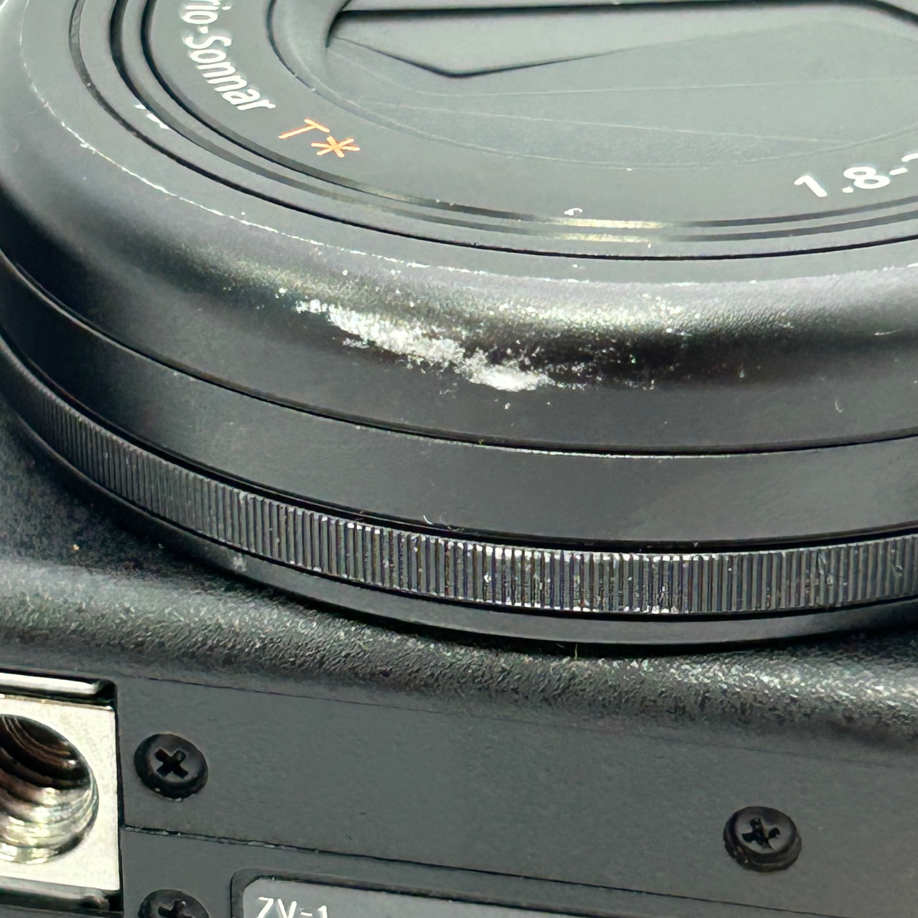 Sony ZV-1 Compact Digital Camera Zeiss Lens Flip-out Screen Black USB f/1.8-2.8 - Black - Used