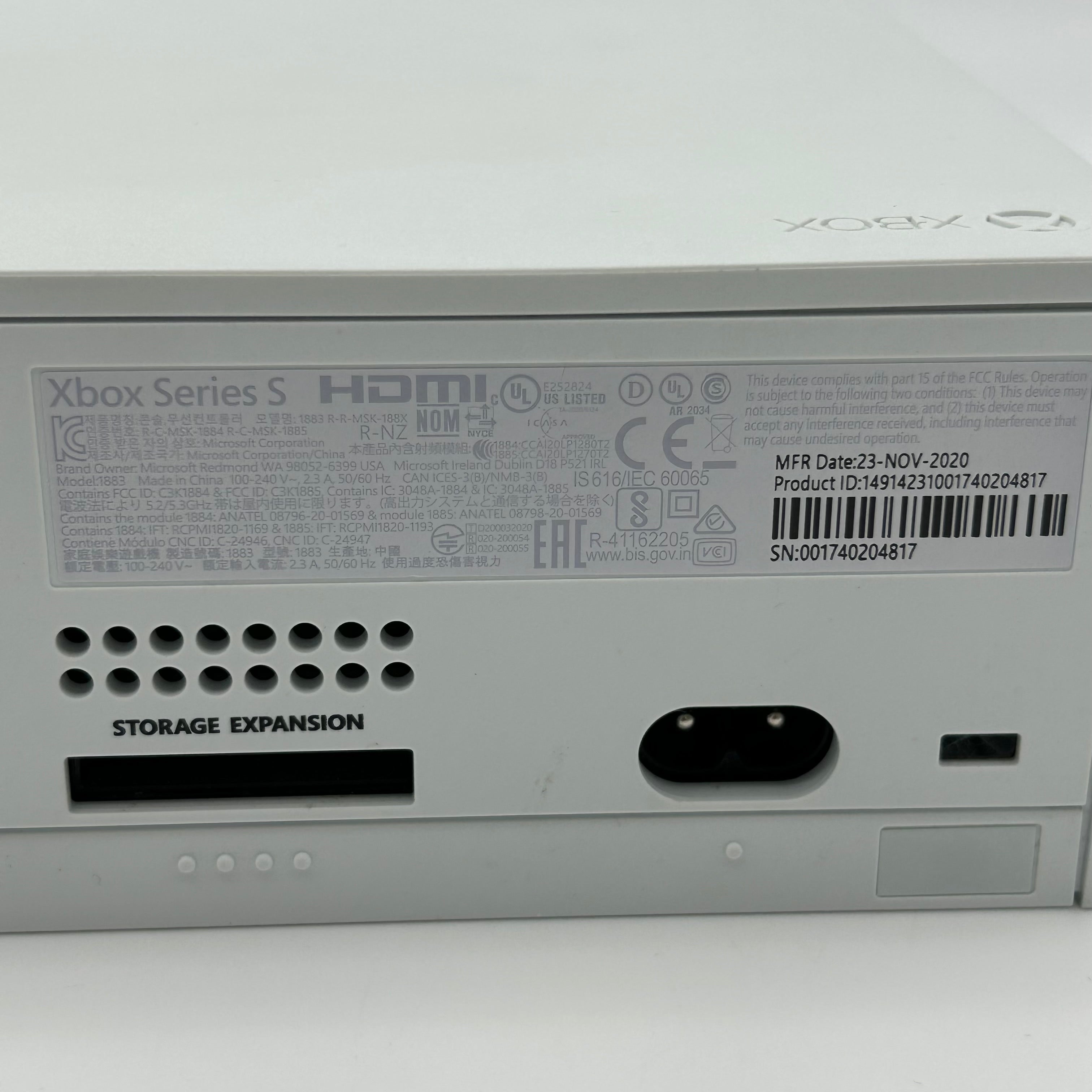 Microsoft Xbox Series S 1883 320GB Video Game Console - White - Tested Working - Used