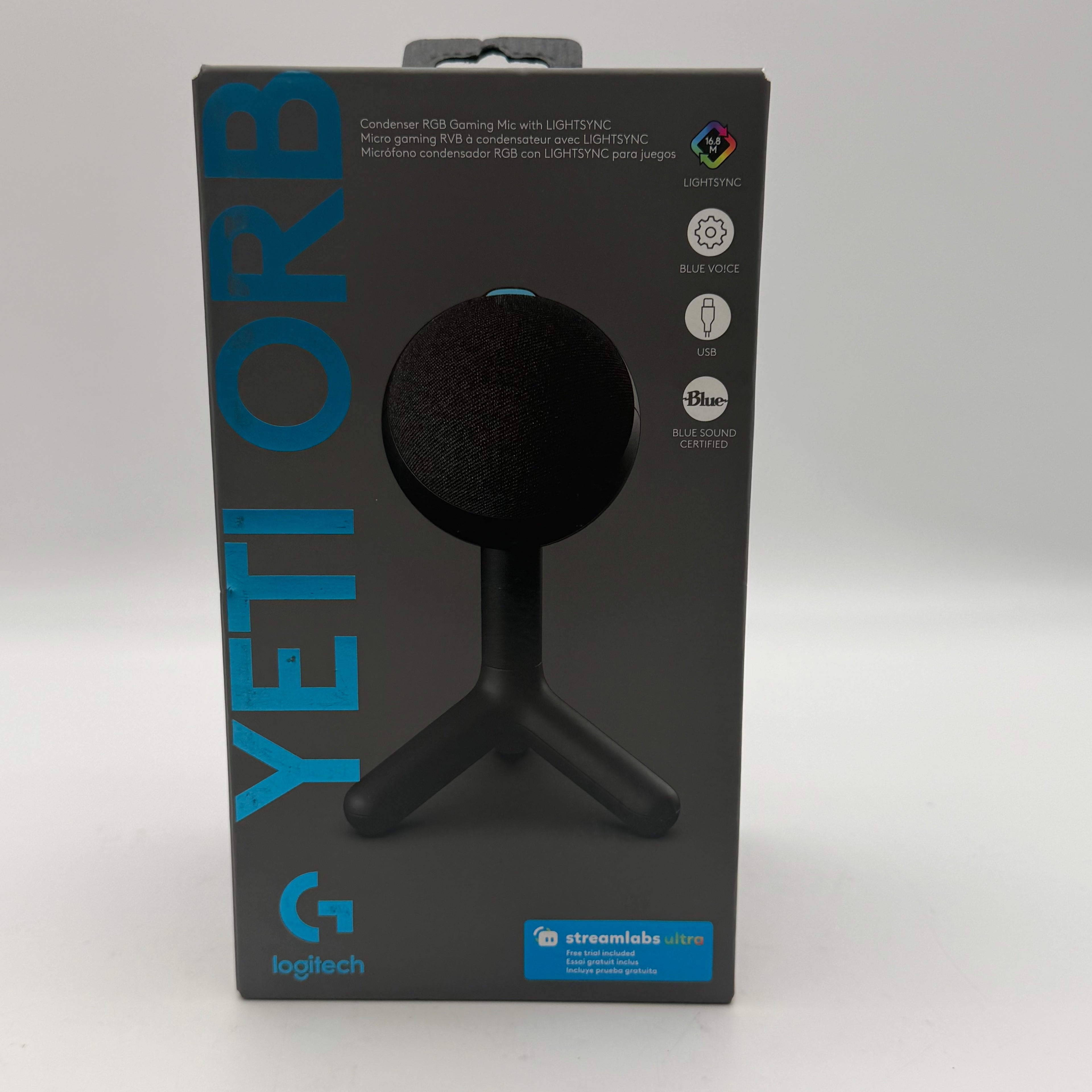 Logitech G Yeti Orb RGB USB Gaming Microphone