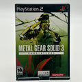 Playstation 2 Metal Gear Solid 3 Subsistence w/ Case & Manual