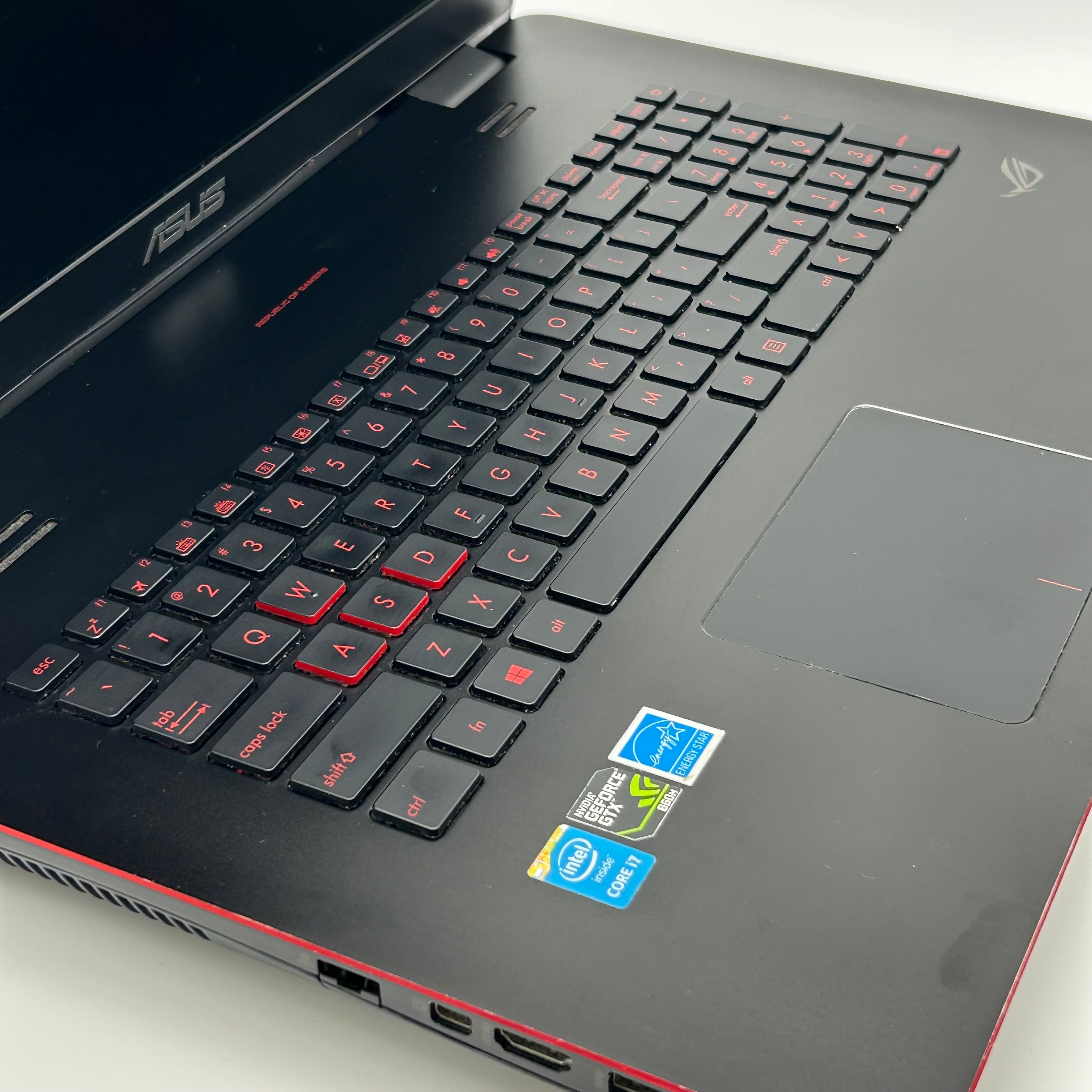 Asus GL771J Gaming Laptop - Intel i7, 12GB RAM, 1TB HDD, Black