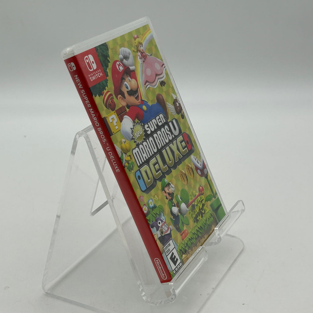 New Super Mario Bros U Deluxe Nintendo Switch - Cartridge and Case