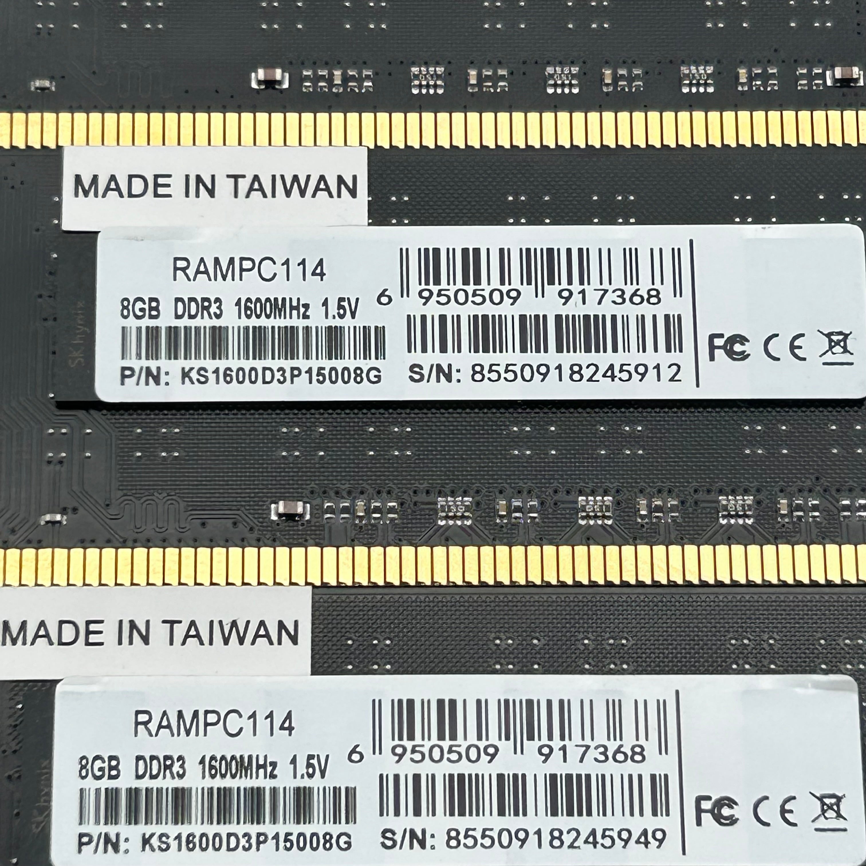 KingSpec 32GB DDR 3 RAM (4x8GB) 1600MHZ - KS1600D3P15008G