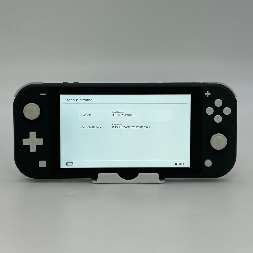Nintendo Switch Lite Grey Console HDH-001 w/ OEM Charger Tested Working