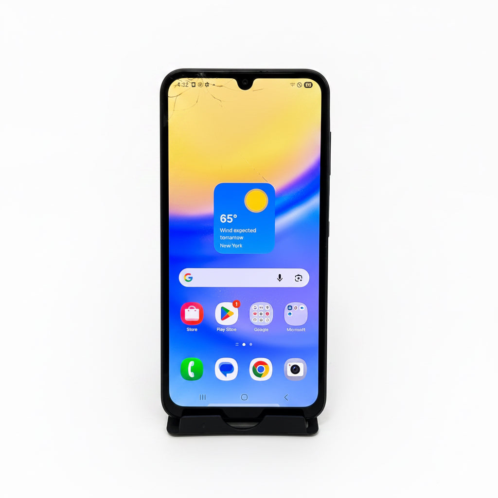 Samsung Galaxy A15 5G (SM-A156U) - 128GB - Blue Black - Unlocked - Cracked Screen