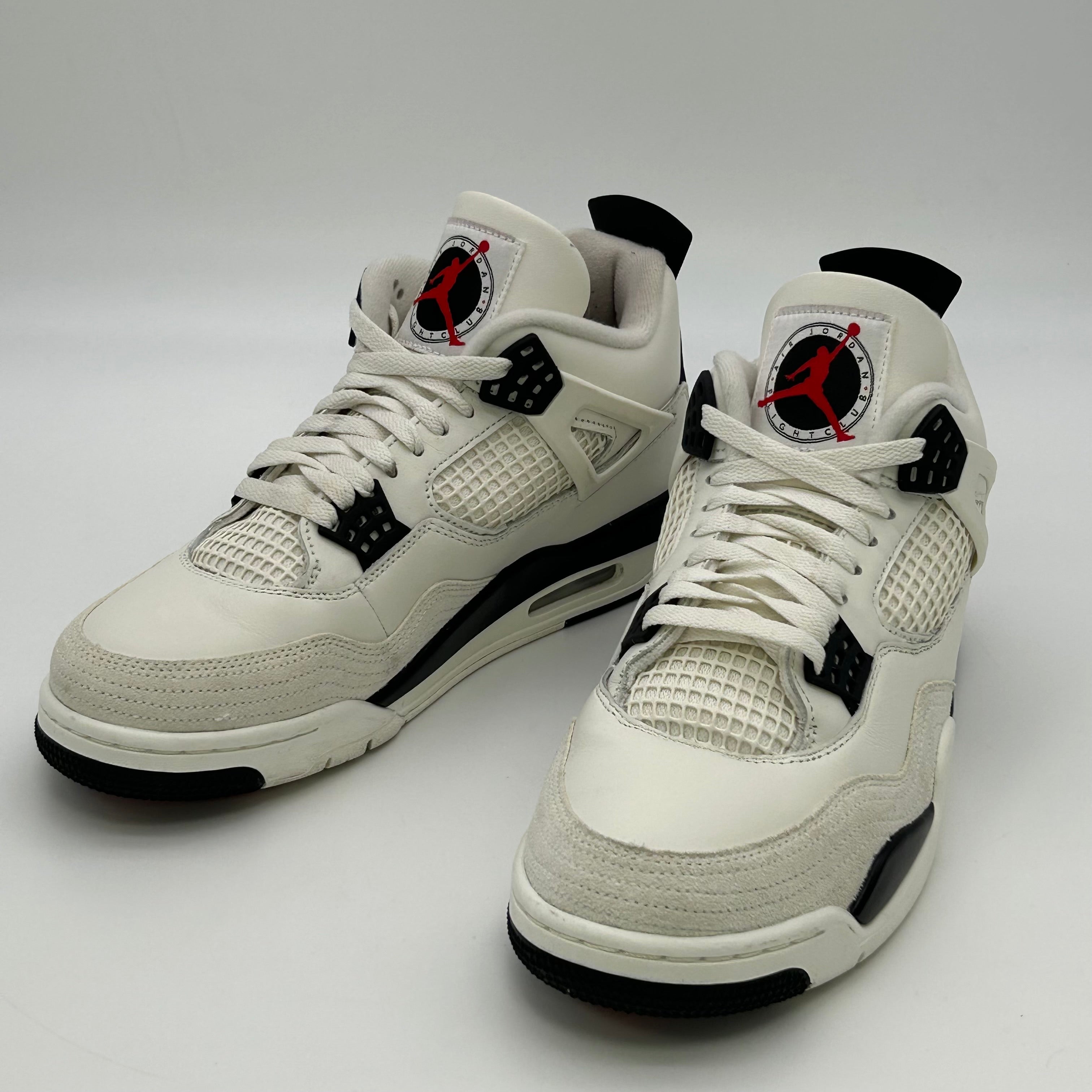 Size 11 - Jordan 4 Retro OG Flight Club IM4002-100 White Black Red OG Box - Used with Box