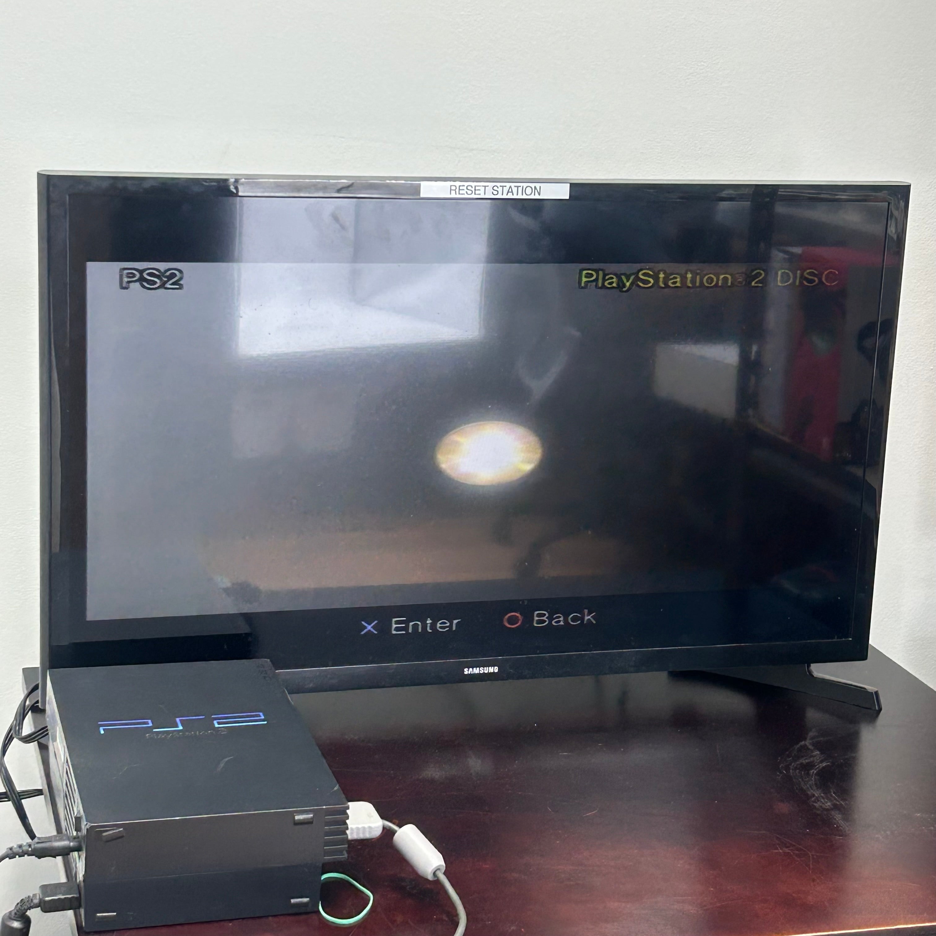 Sony PS2 Fat Console SCPH-30001 w/ 1 Controller, 4 Games, and Cable - TESTED Working