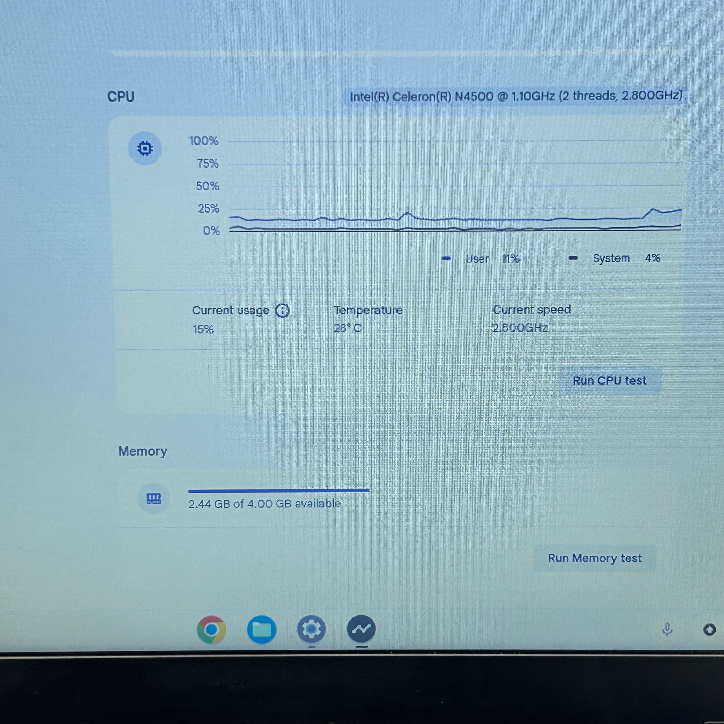 Samsung Chromebook XE345XDA 14" Intel Celeron N4500, 1.1GHZ, 4GB RAM