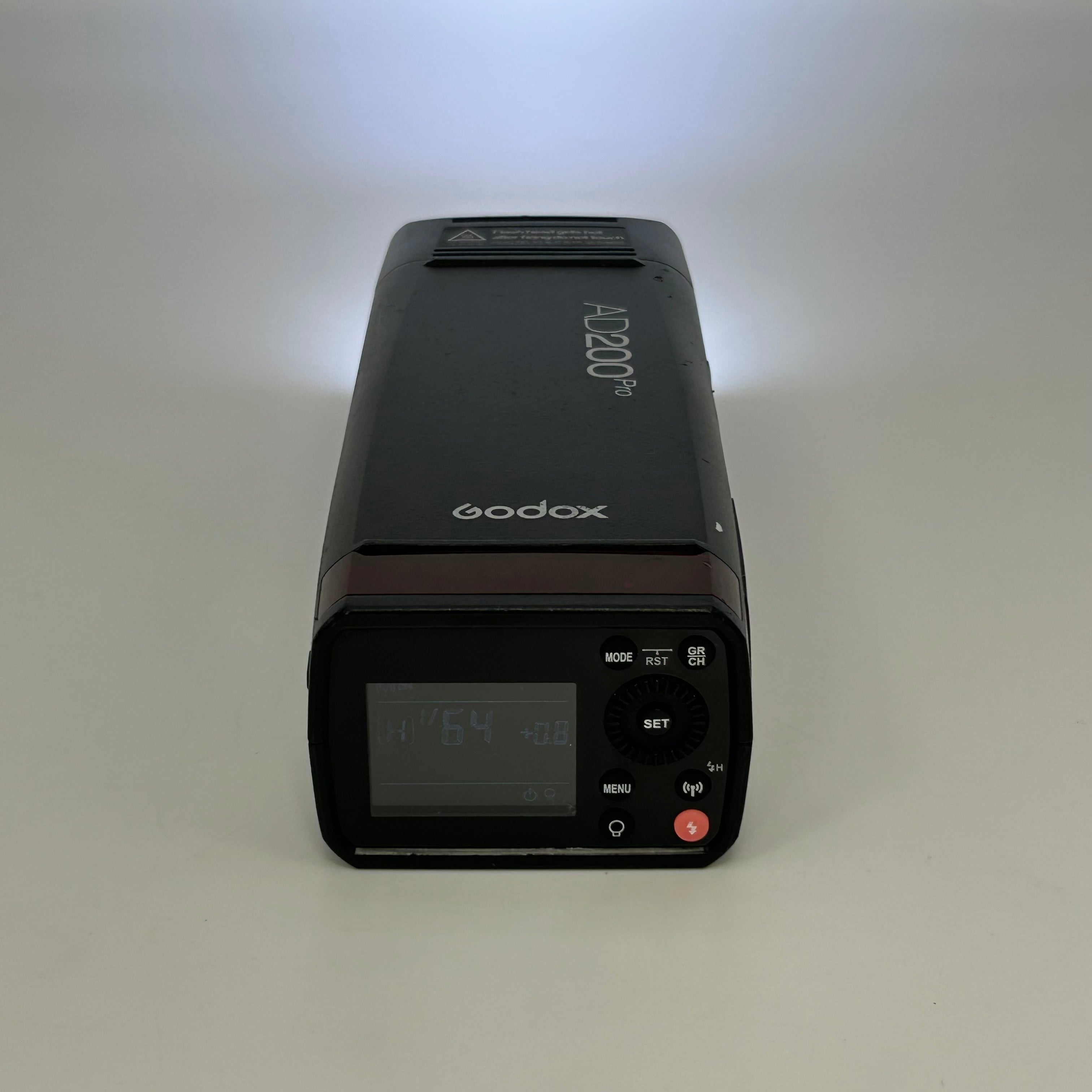 Godox AD200 Pro Pocket Flash w/ Case, 1 Heads, Battery & Charger - No Power Cable - Used