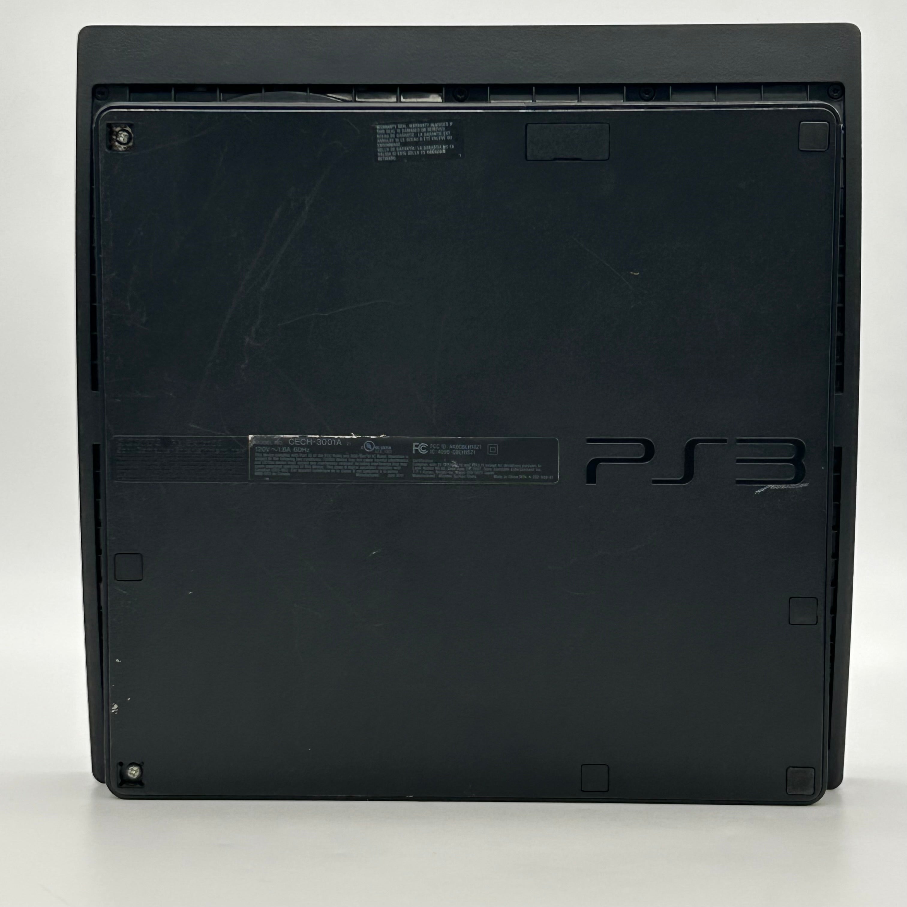 PlayStation 3 Slim 160GB Bundle CECH-3001A 9 Games 2 Controllers (Stick Drift)