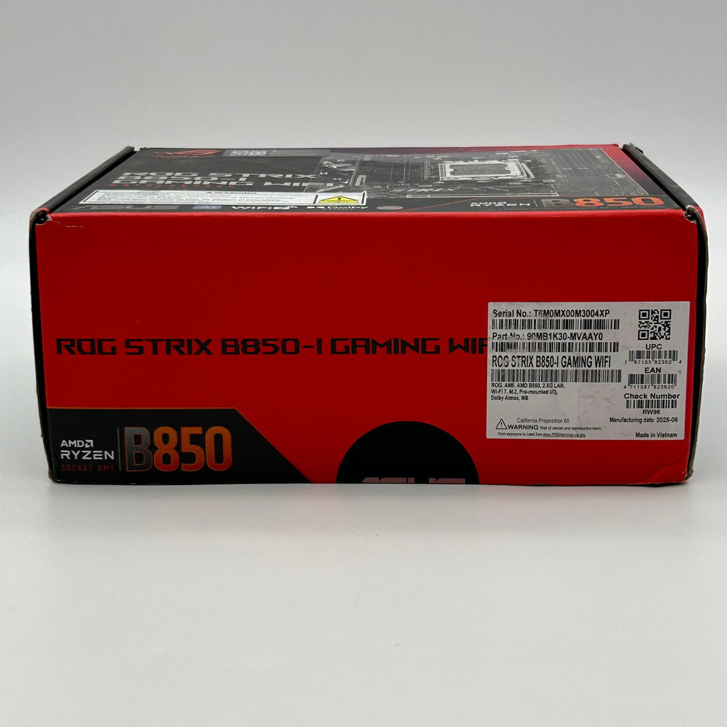 New Asus ROG Strix B850-I Gaming WiFi AM5 Mini-ITX AMD DDR5 Motherboard
