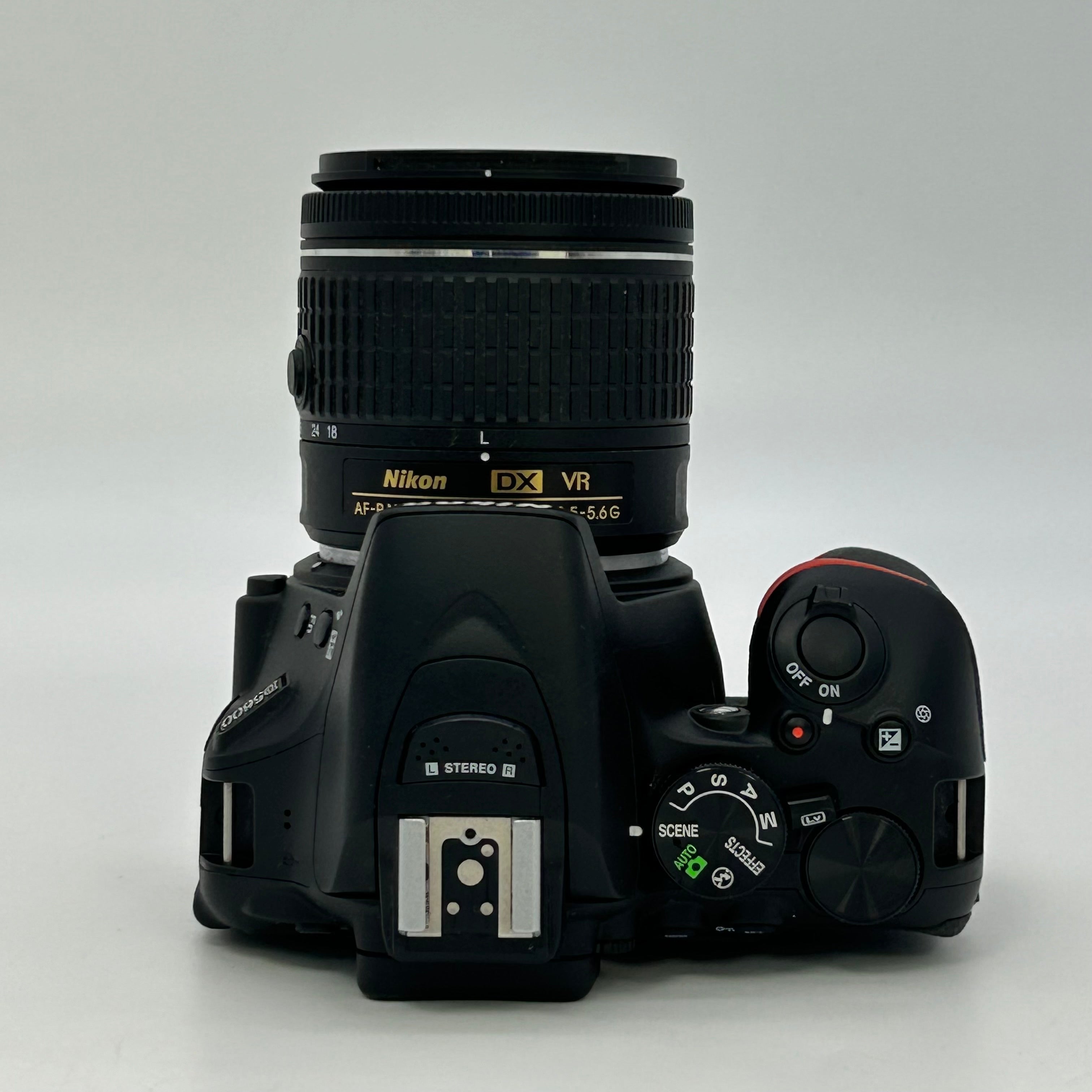 Nikon D5600 Digital SLR Camera With AF-P DX NIKKOR 18-55mm f/3.5-5.6G VR Lens