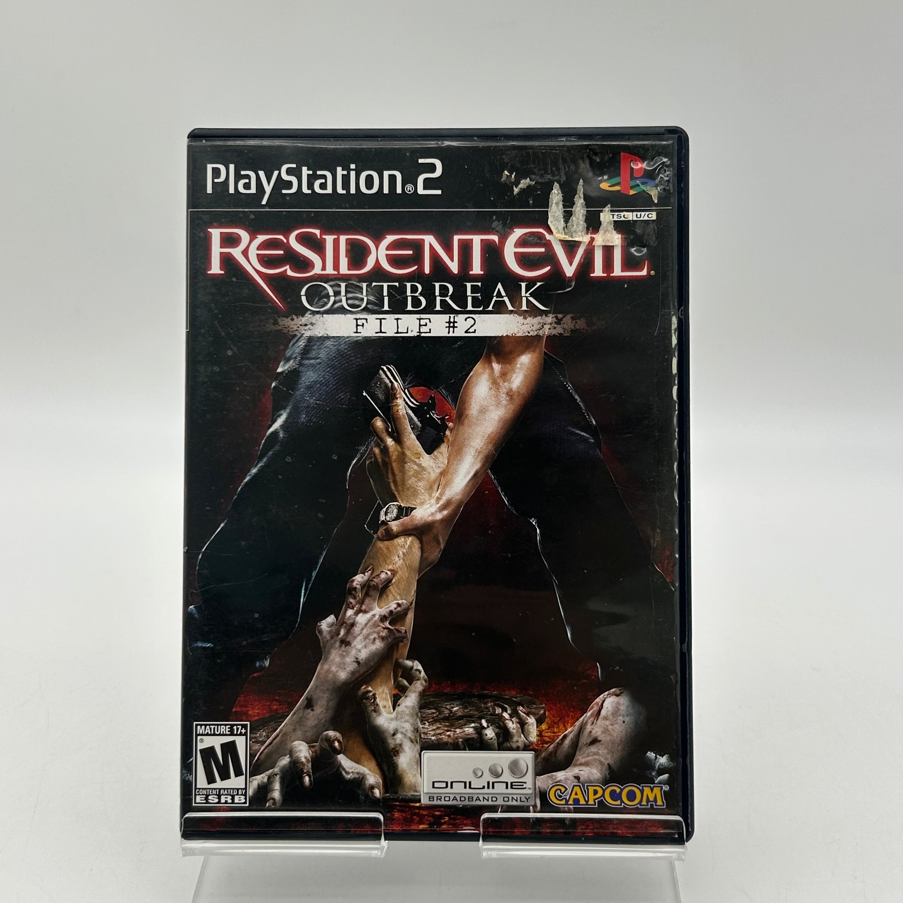 Resident Evil Outbreak File 2 PlayStation 2 w/ Manual & Case