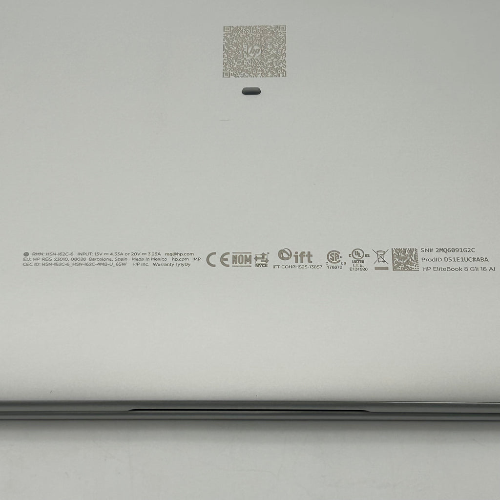 HP EliteBook 8 G1i 16 AI Ultra 7 268V 32GB RAM 512GB - WTY 2029
