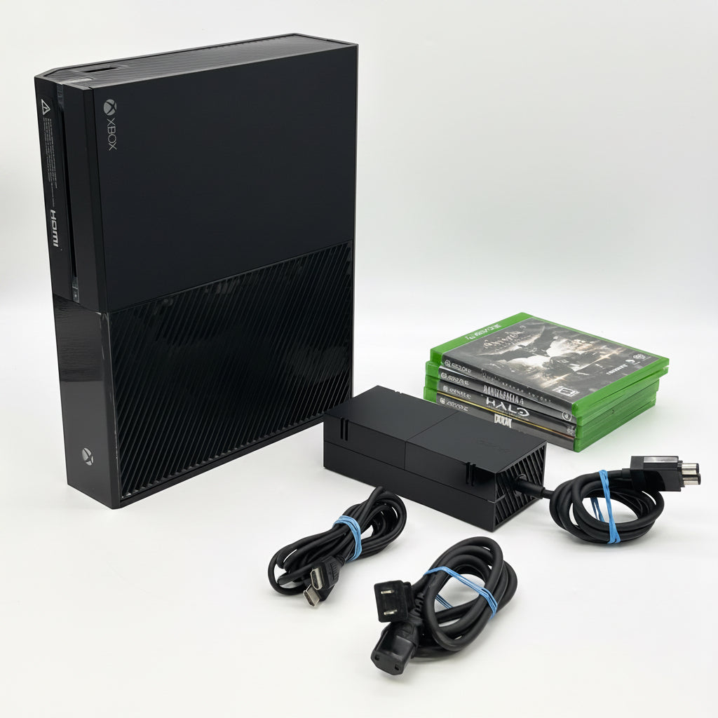 Microsoft Xbox One 1TB Console Gaming System Only Black 1540 W/ 4 Games Tested and Working
