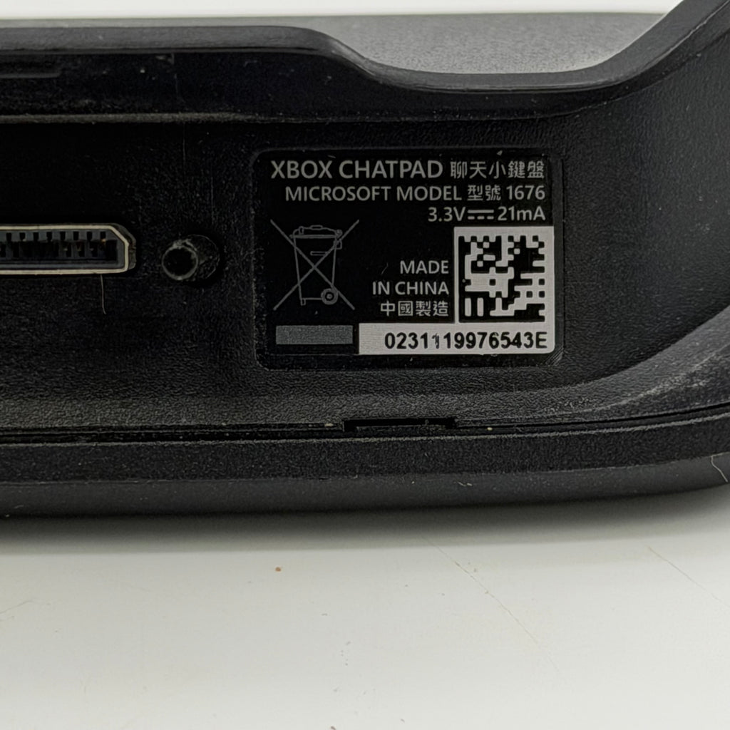 Microsoft Xbox One OEM Chatpad Model 1676 Black For Xbox Controller - Tested