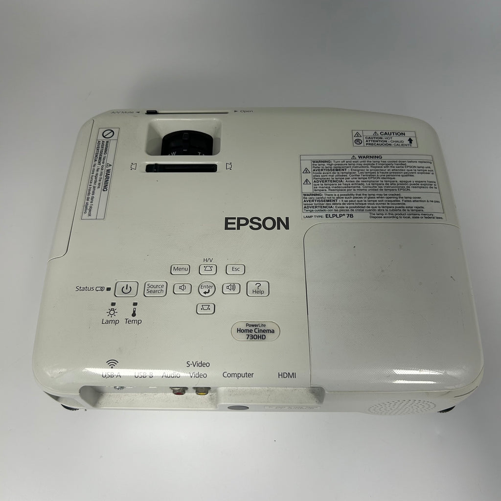 Epson H558A Projector White Used - Comes with Charger