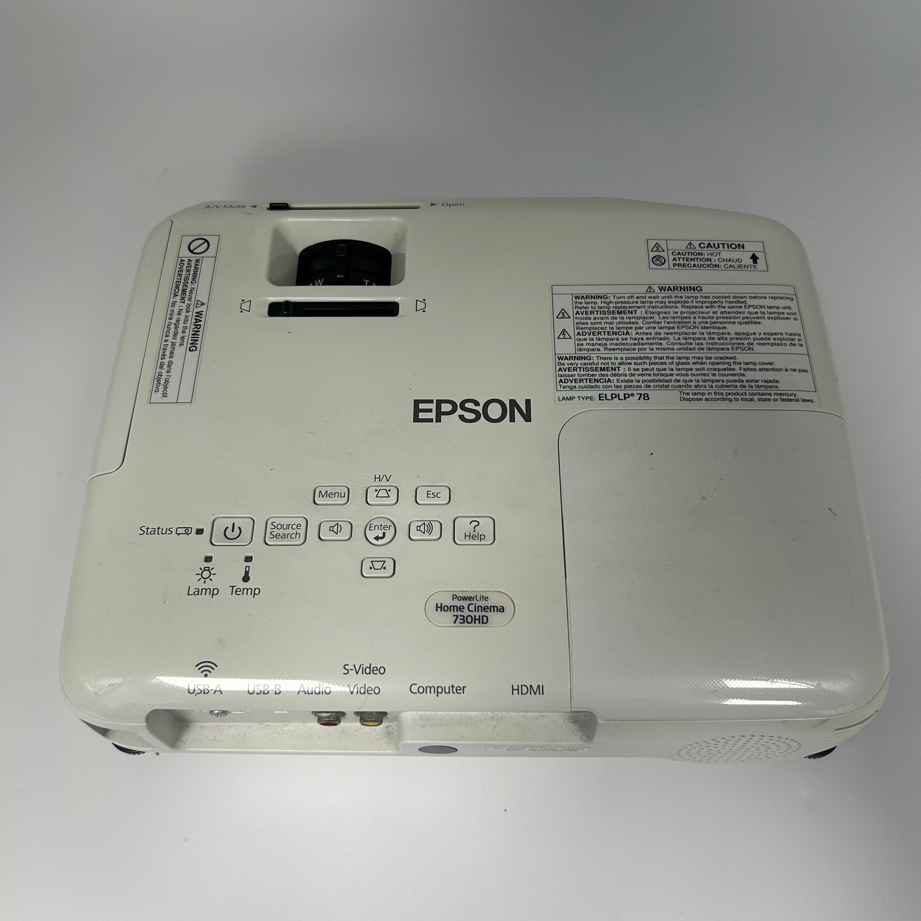 Epson H558A Projector White Used - Comes with Charger