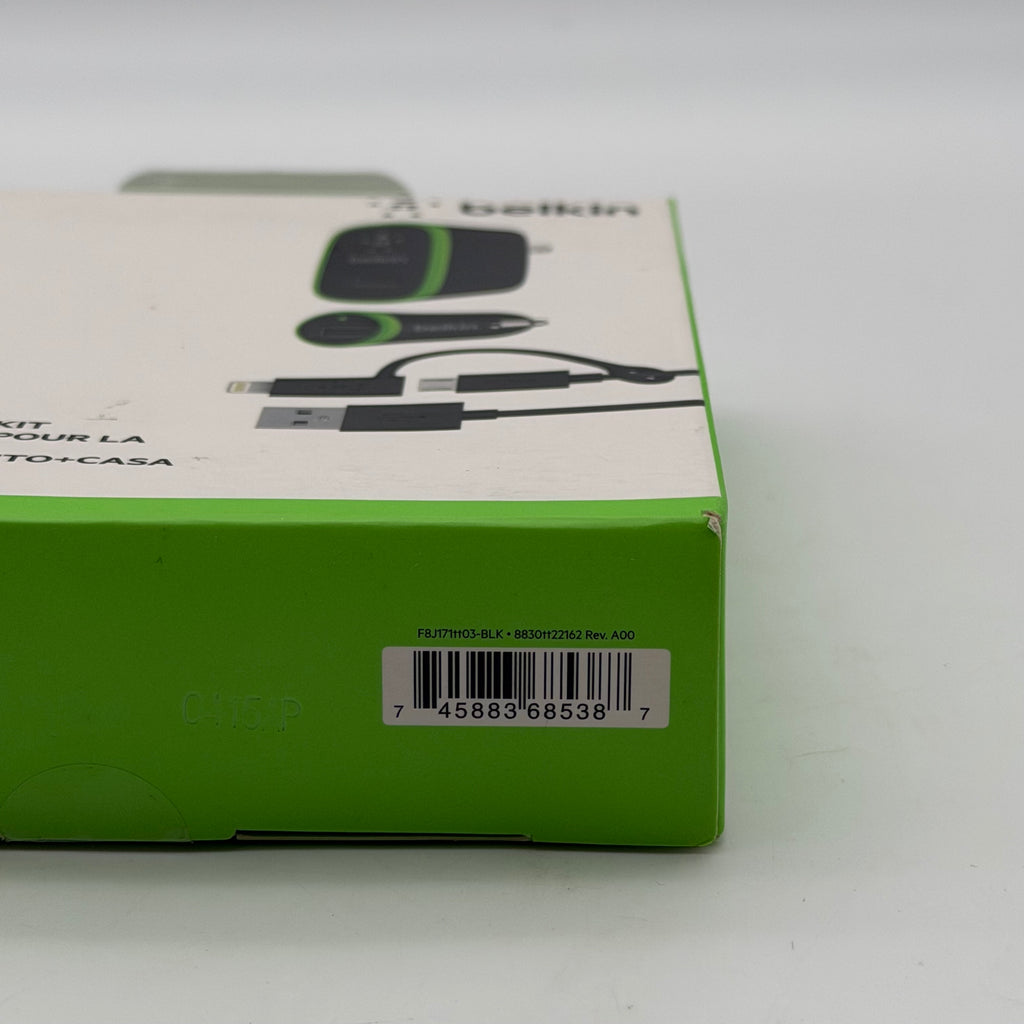 Belkin CGP30-3 Charging Kit USB-C Wall & Car Charger Kit