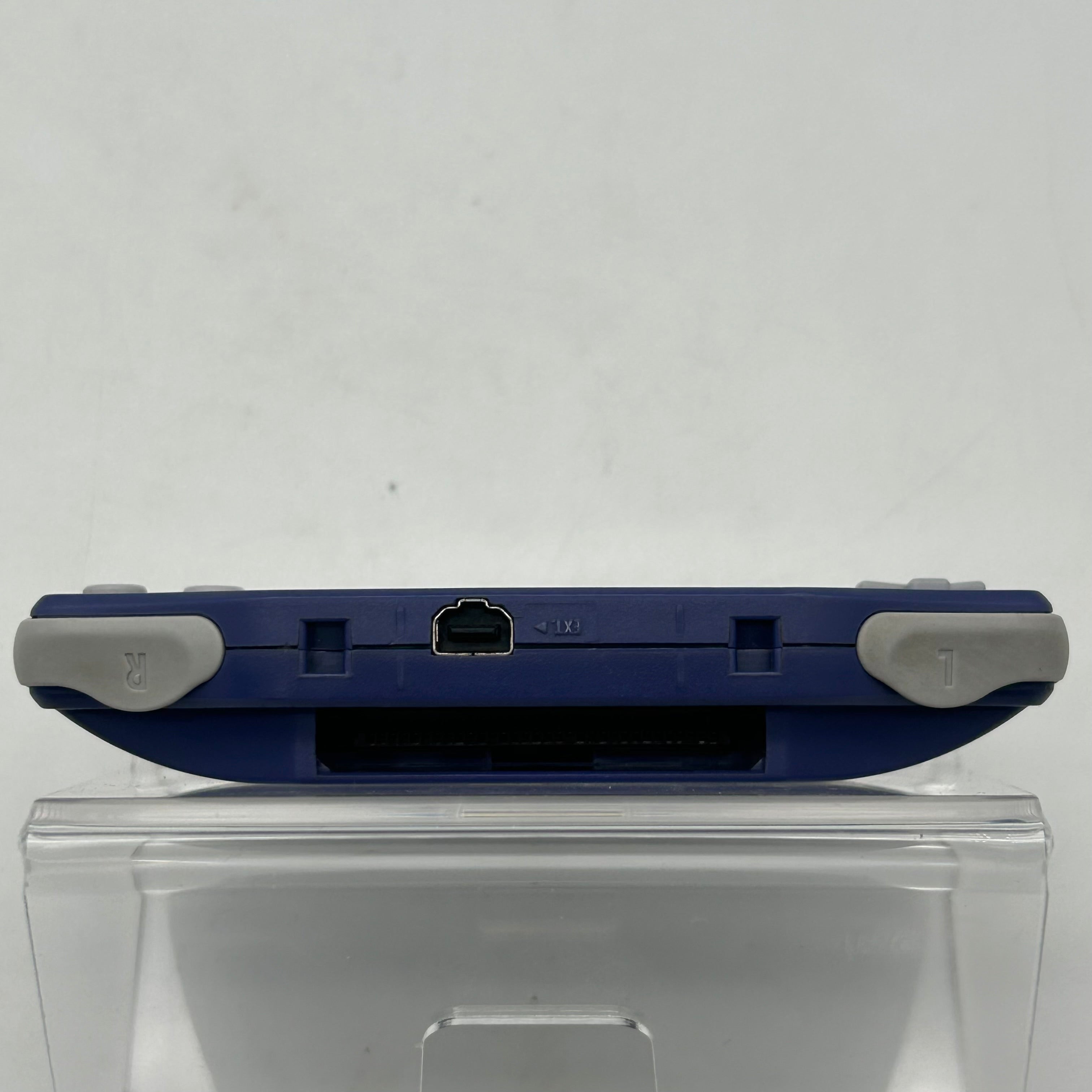 Gameboy Advance Indigo Console w/ Intec GameCube Link Cable + 3 Games - Tested