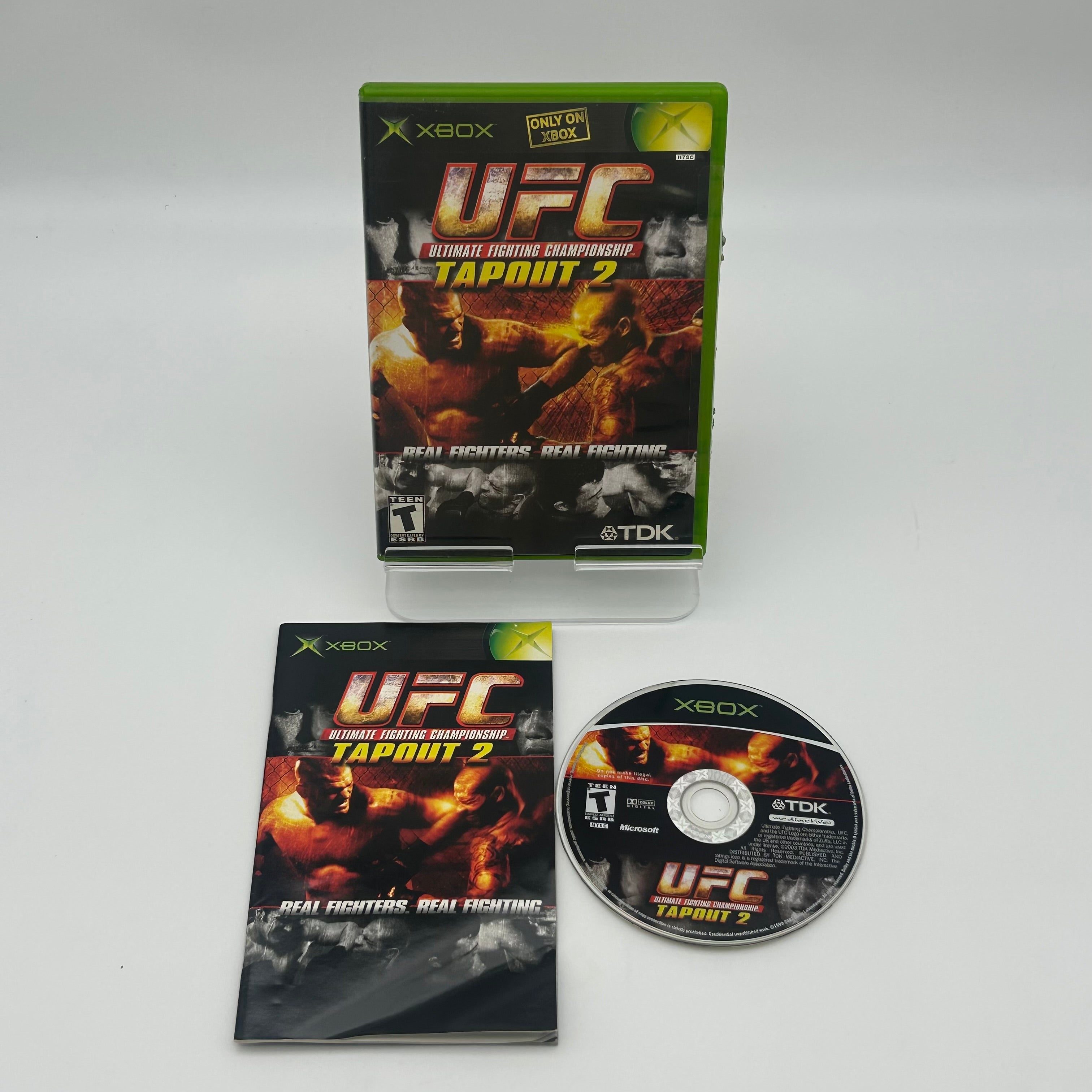 UFC Tapout 2 Xbox with manual and case  - Used