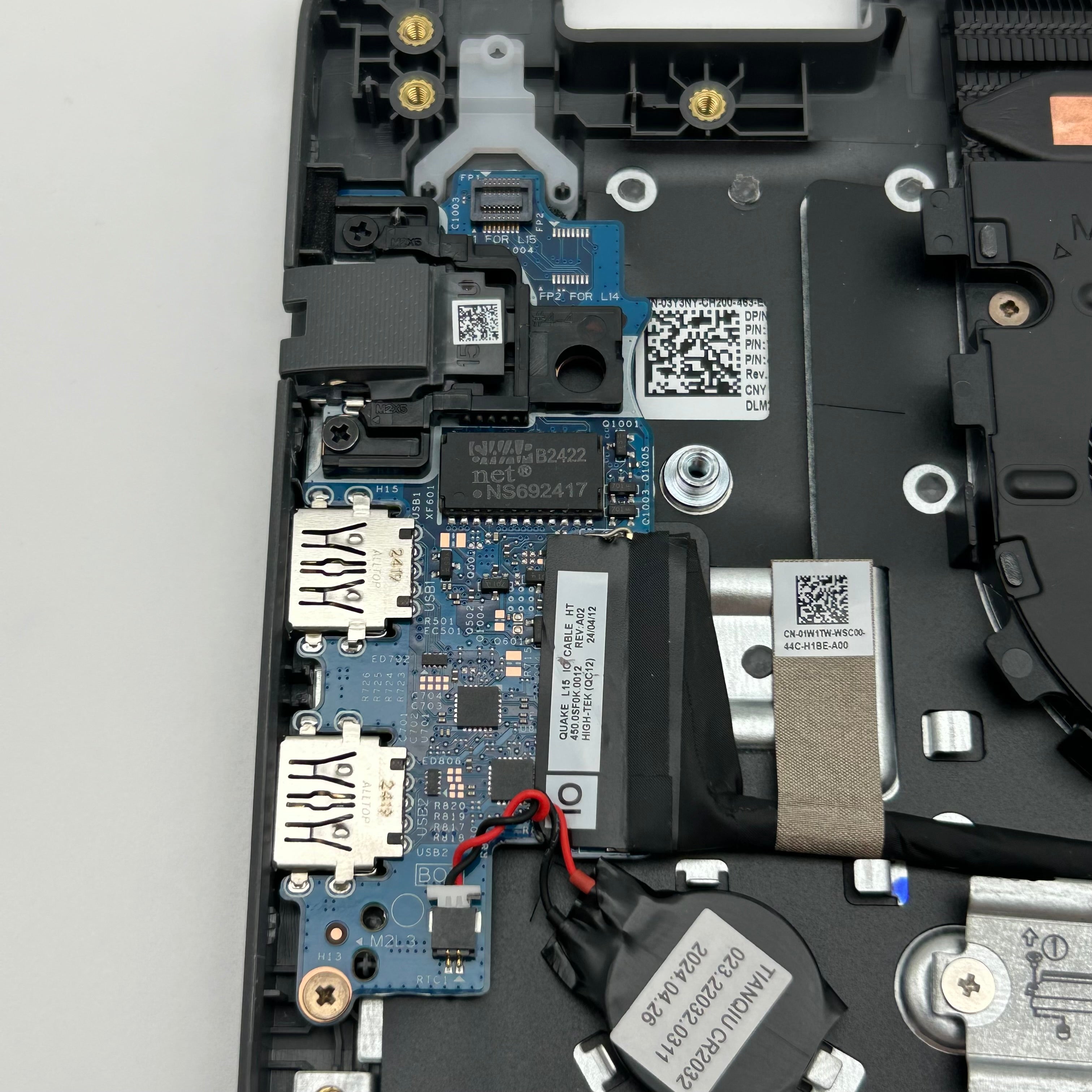 Dell Latitude 3550 Motherboard Used - Parts with Battery, Fan & SSD 256GB