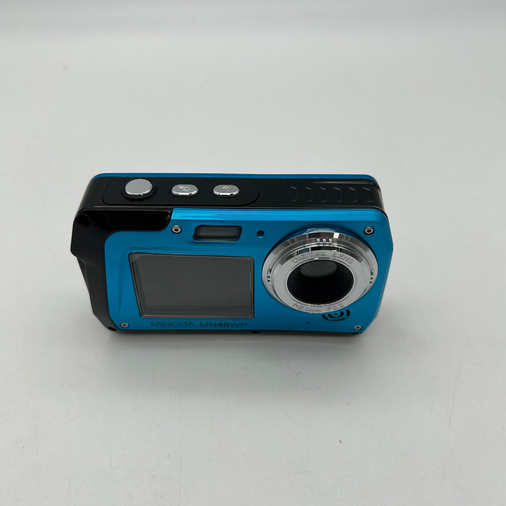 Minolta MN40WP 48.0MP Waterproof Dual Screen Digital Camera w/16 GB SD | TESTED