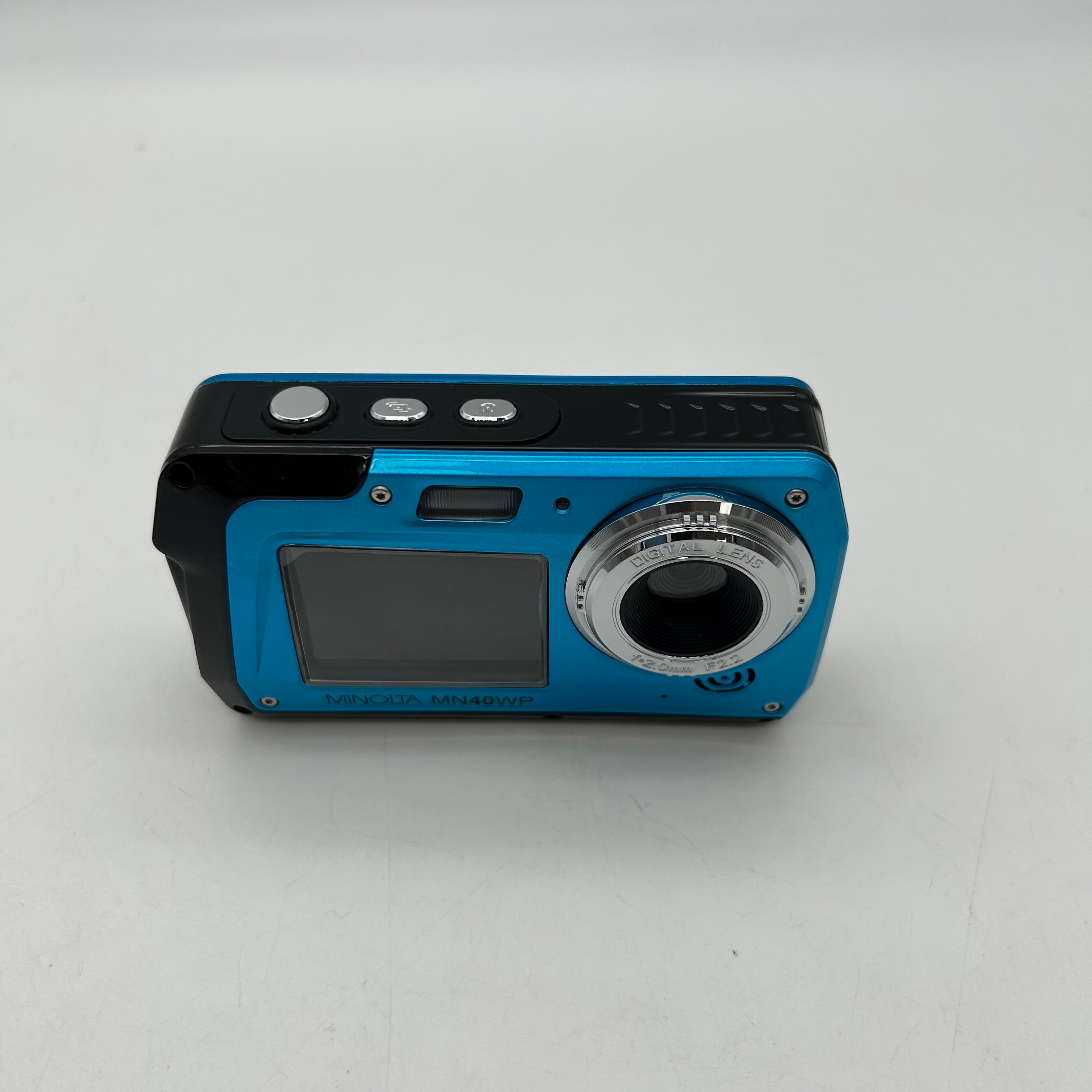 Minolta MN40WP 48.0MP Waterproof Dual Screen Digital Camera w/16 GB SD | TESTED