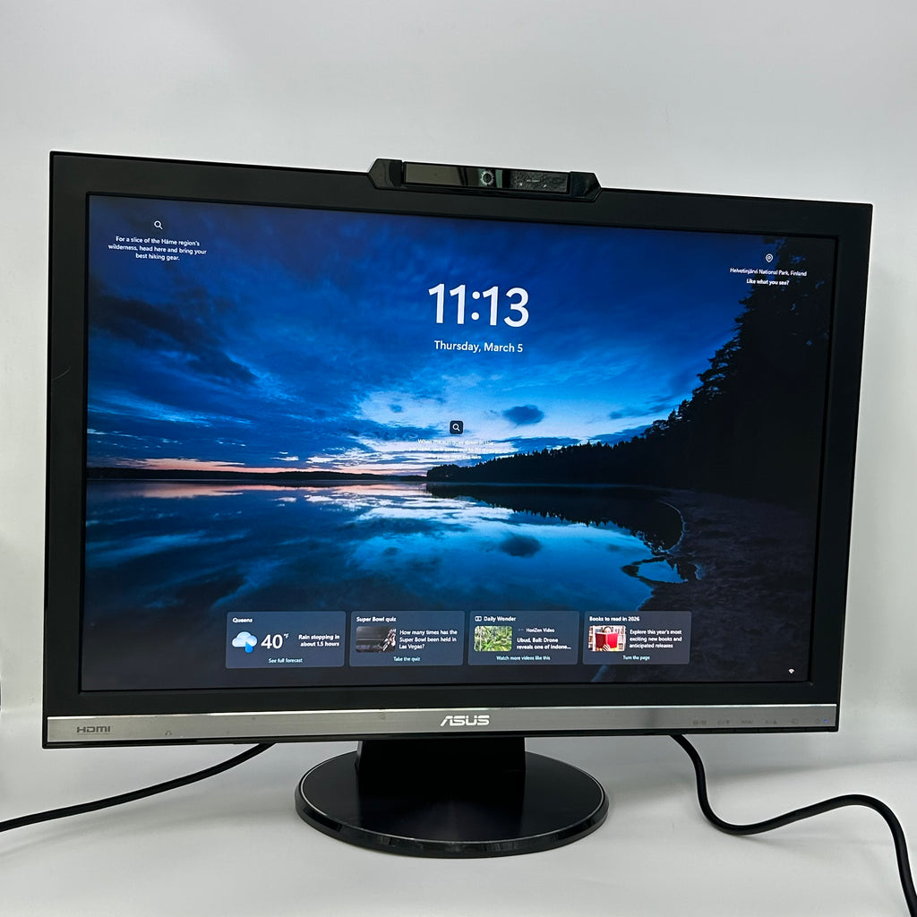 Asus MK241H Black Monitor Only Power Cables Included - Used