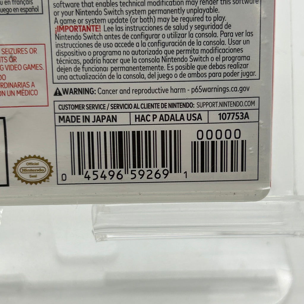 New Super Mario Bros U Deluxe Nintendo Switch - Cartridge and Case