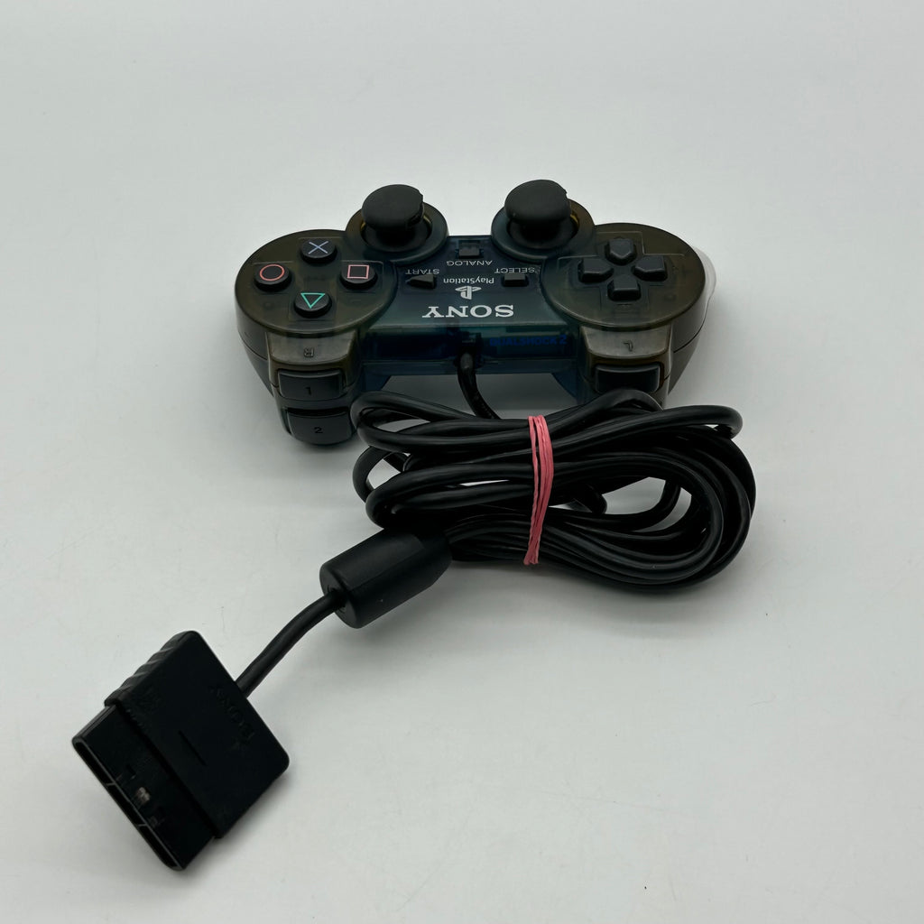 Sony PlayStation 2 PS2 Fat Console Bundle SCPH-50001 - 4 Games - Missing Tray Faceplate