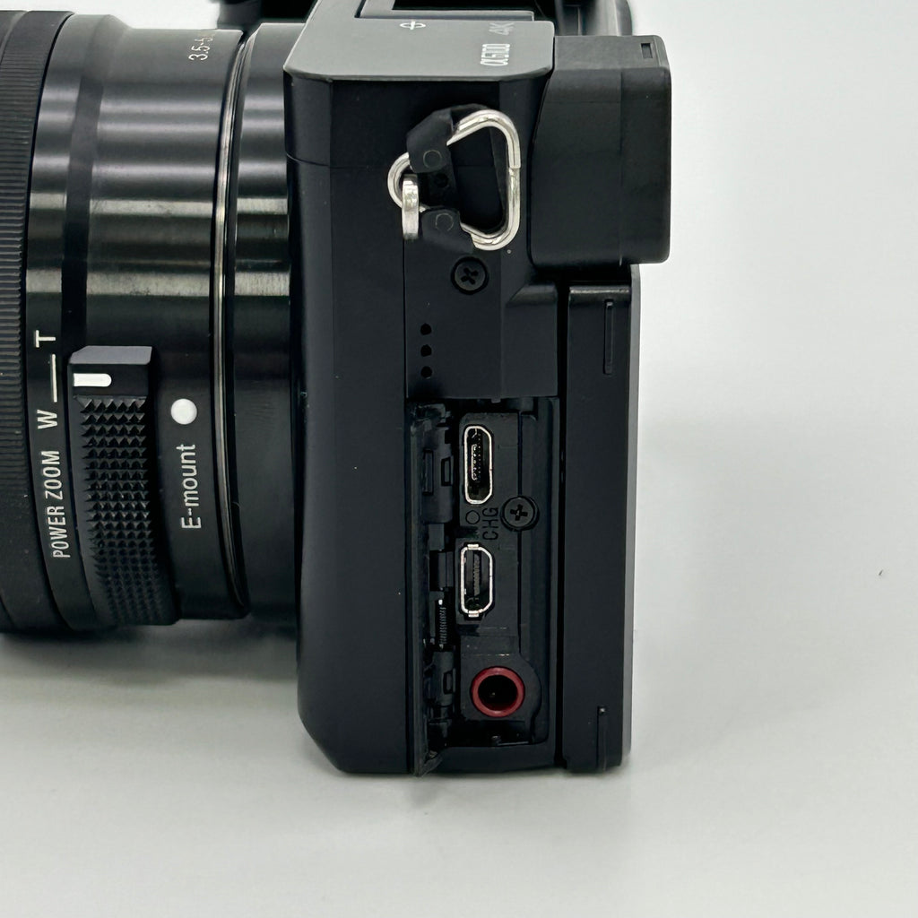 Sony Alpha A6100 APS-C Mirrorless Interchangeable-Lens Camera with 16-50mm - Black - Used