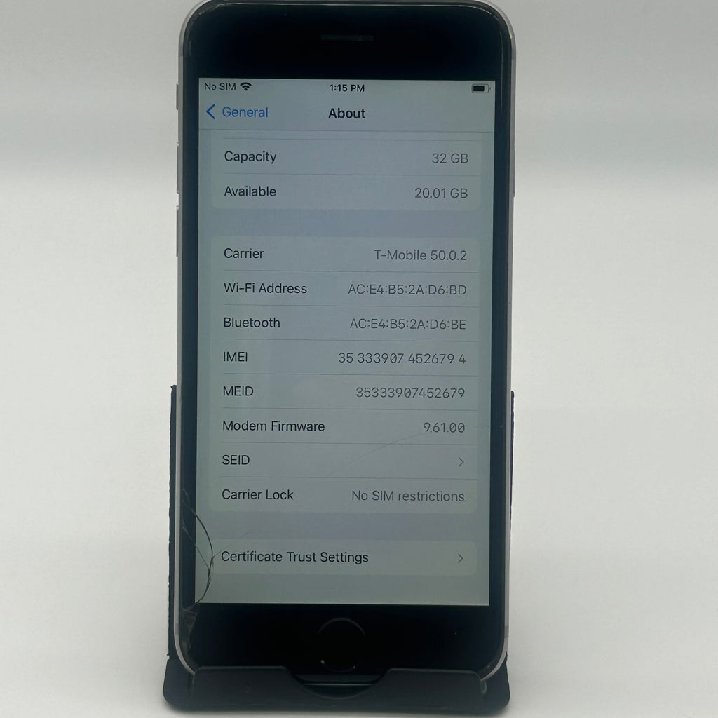 Apple iPhone 6s 32GB Gray Unlocked  - Cracked Screen