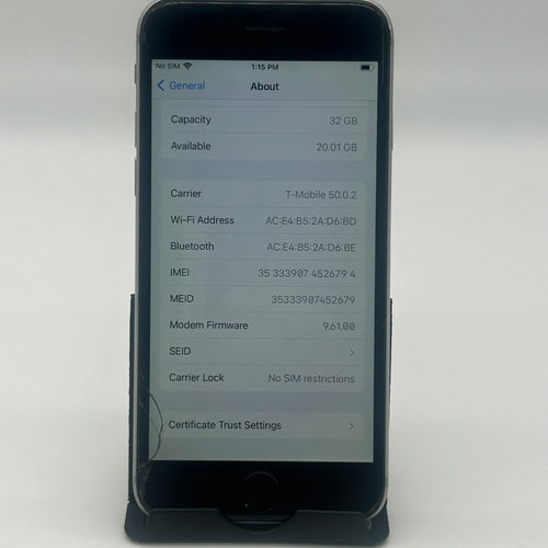 Apple iPhone 6s 32GB Gray Unlocked  - Cracked Screen