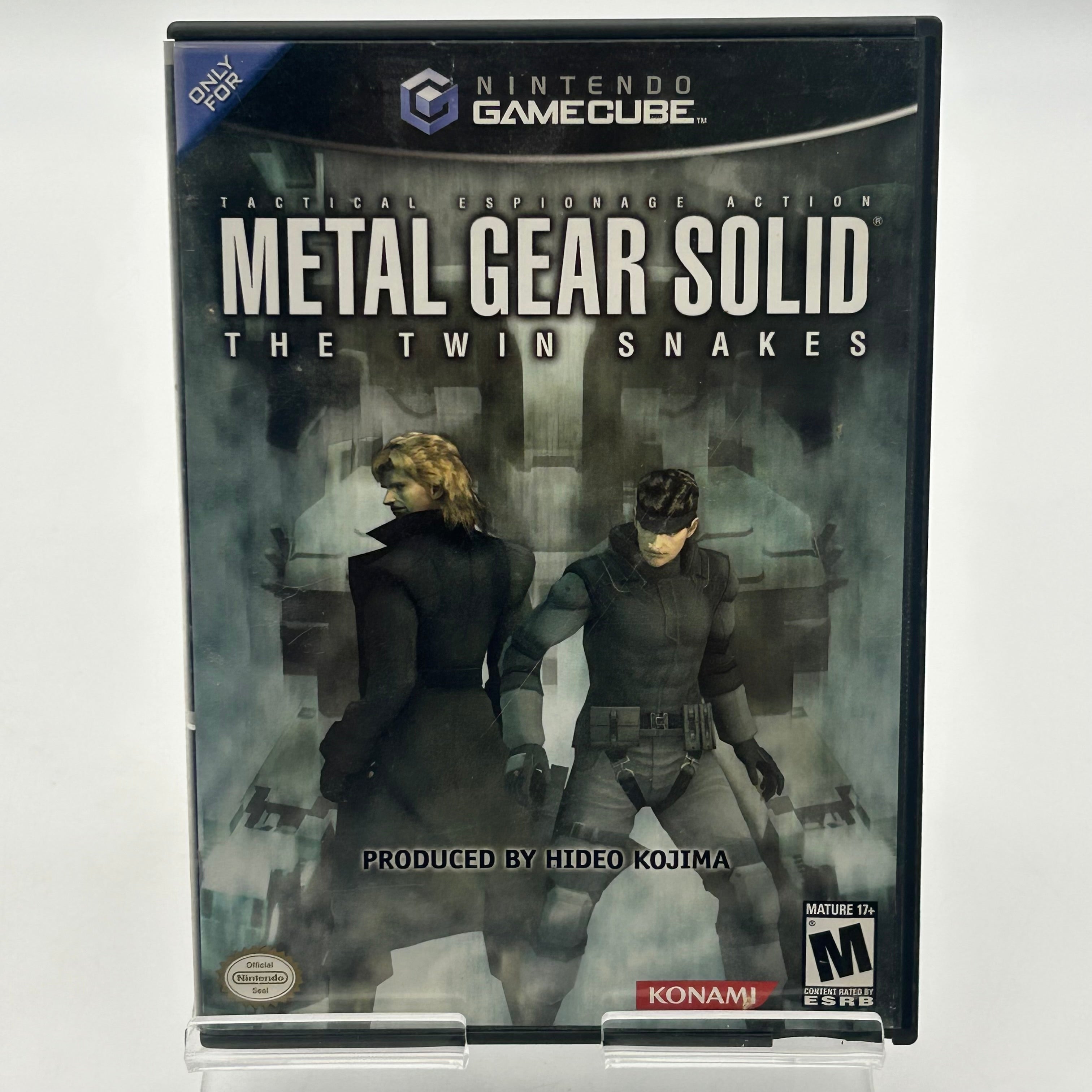 Metal Gear Solid: The Twin Snakes Nintendo GameCube w/ Case & Manual