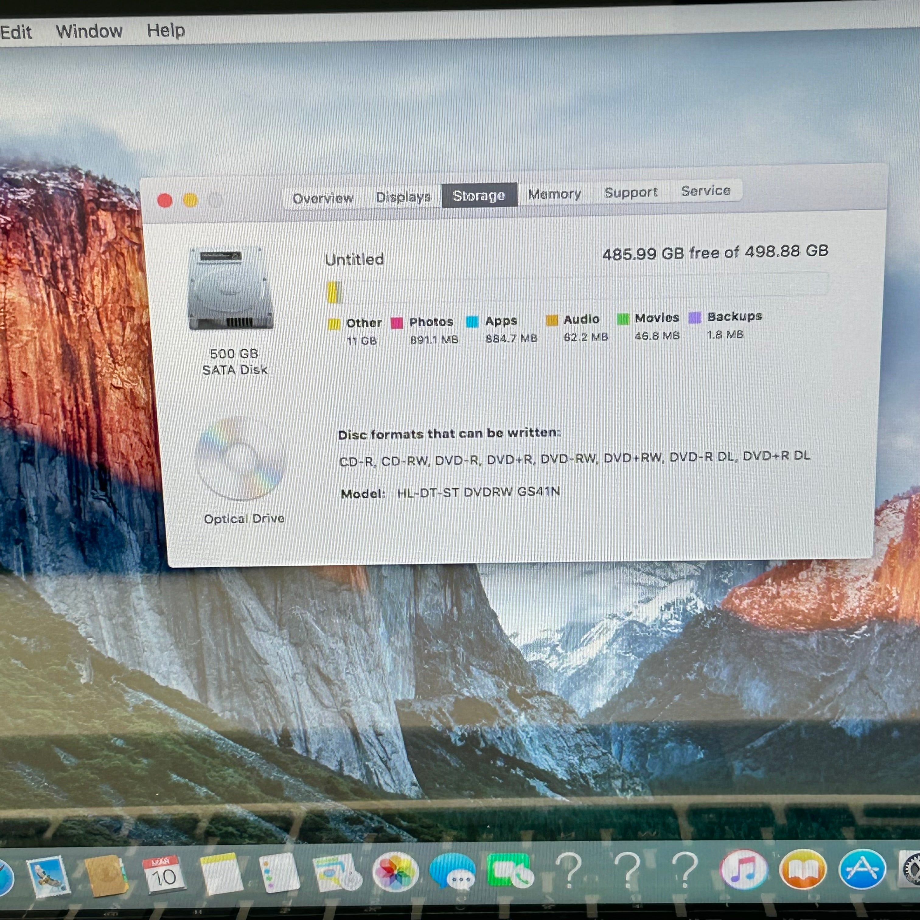 Apple MacBook Pro 13" A1278 i5 4GB RAM 512GB SSD 2012  - Used