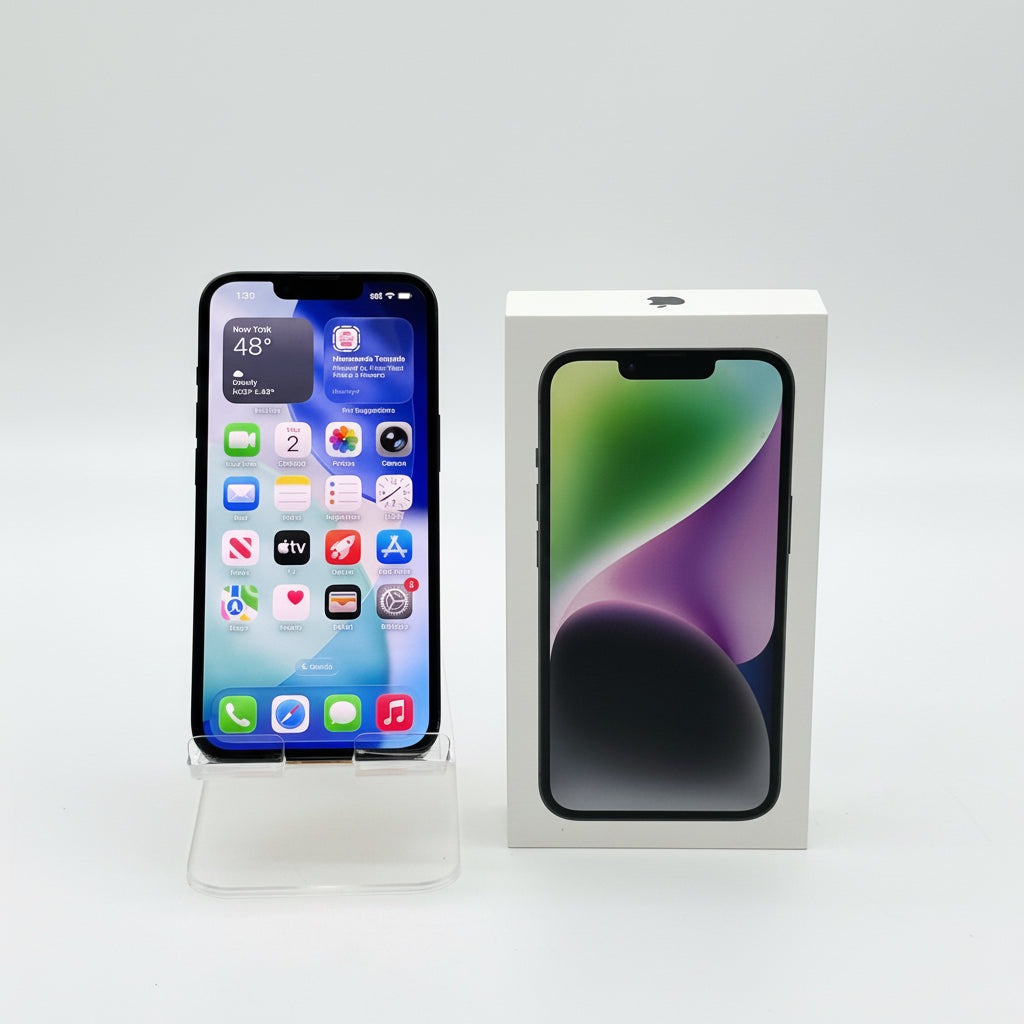 Apple iPhone 14 - 128 GB - A2649 -  Midnight (Unlocked) - 85% BH