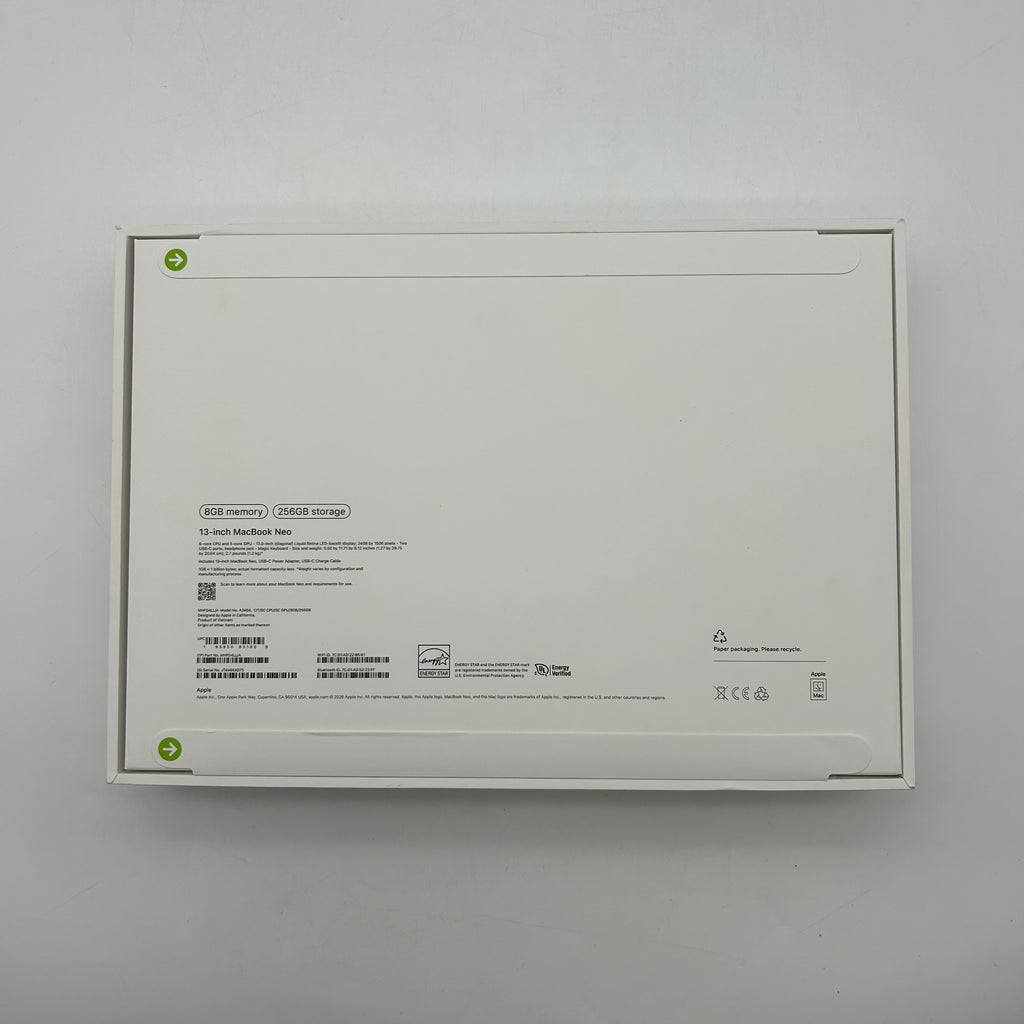 Apple MacBook Neo 13in Citrus 8GB RAM 256GB SSD Backlit KB NIB