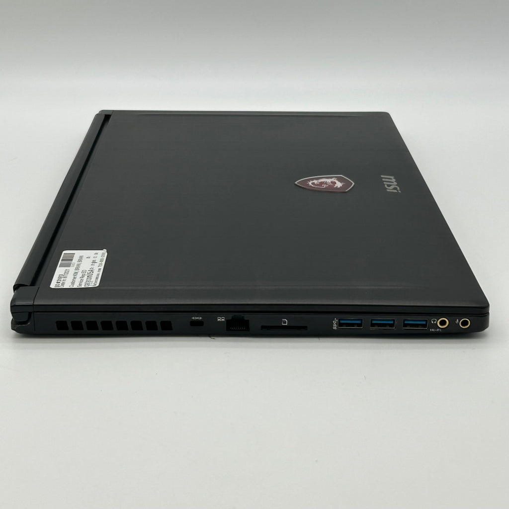 MSI GS63 Stealth 8RE 15.6" FHD 120Hz Intel Core i7-8750H 16GB RAM 256GB SSD 1TB HDD Black Gaming Laptop Used With Box