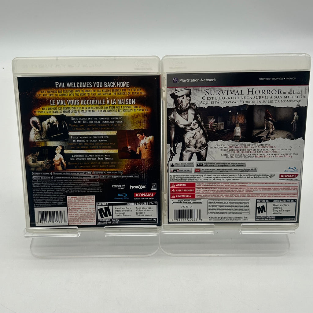Silent Hill HD Collection + Silent Hill Homecoming PS3 w/ Case & Manual