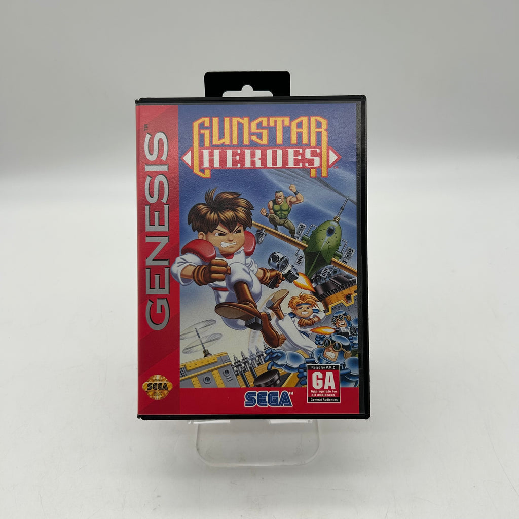 VTG Gunstar Heroes (Sega Genesis, 1993) Complete CIB Manual Tested & Authentic
