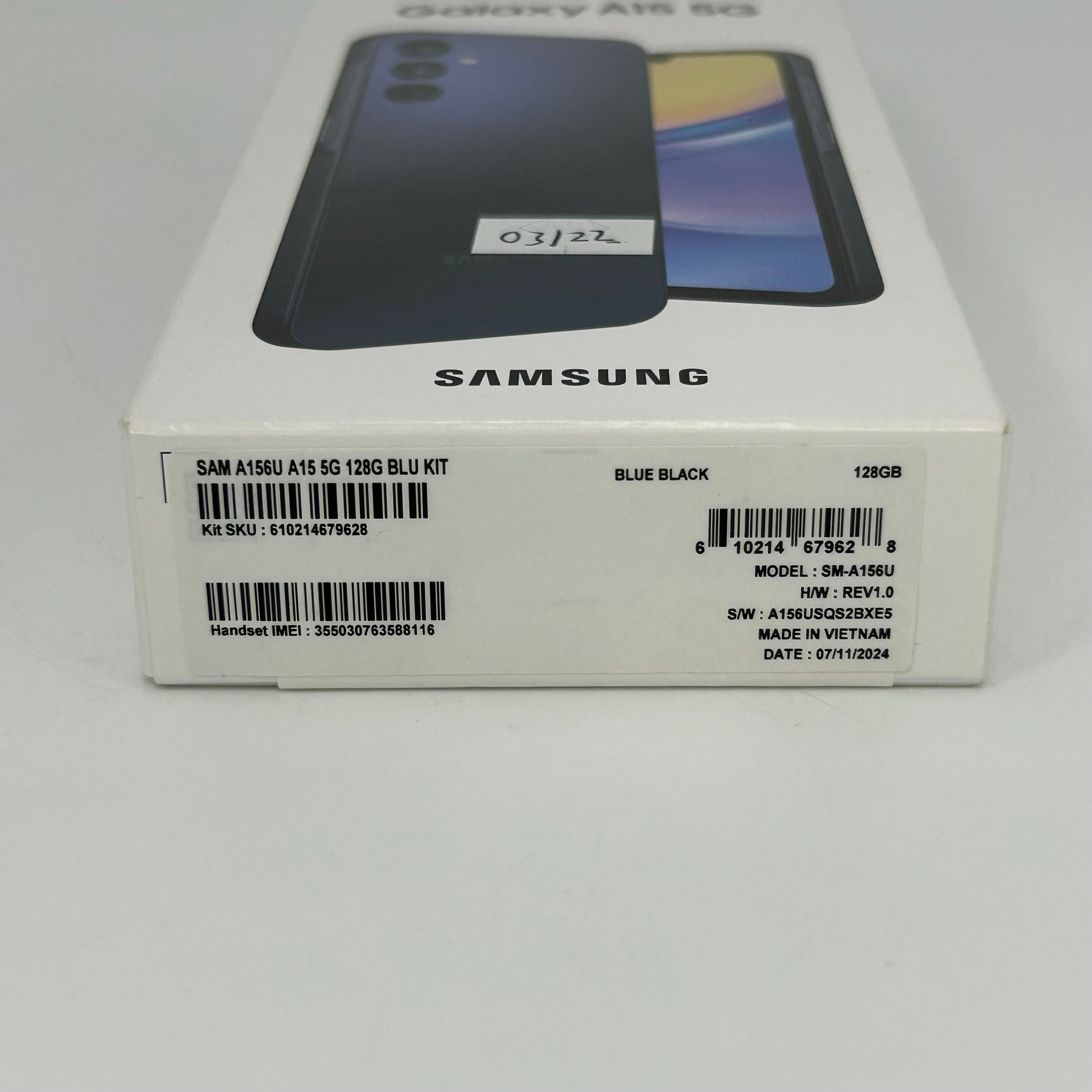 Samsung Galaxy A15 5G 128GB SM-A156U Blue Black (T-Mobile/Metro)