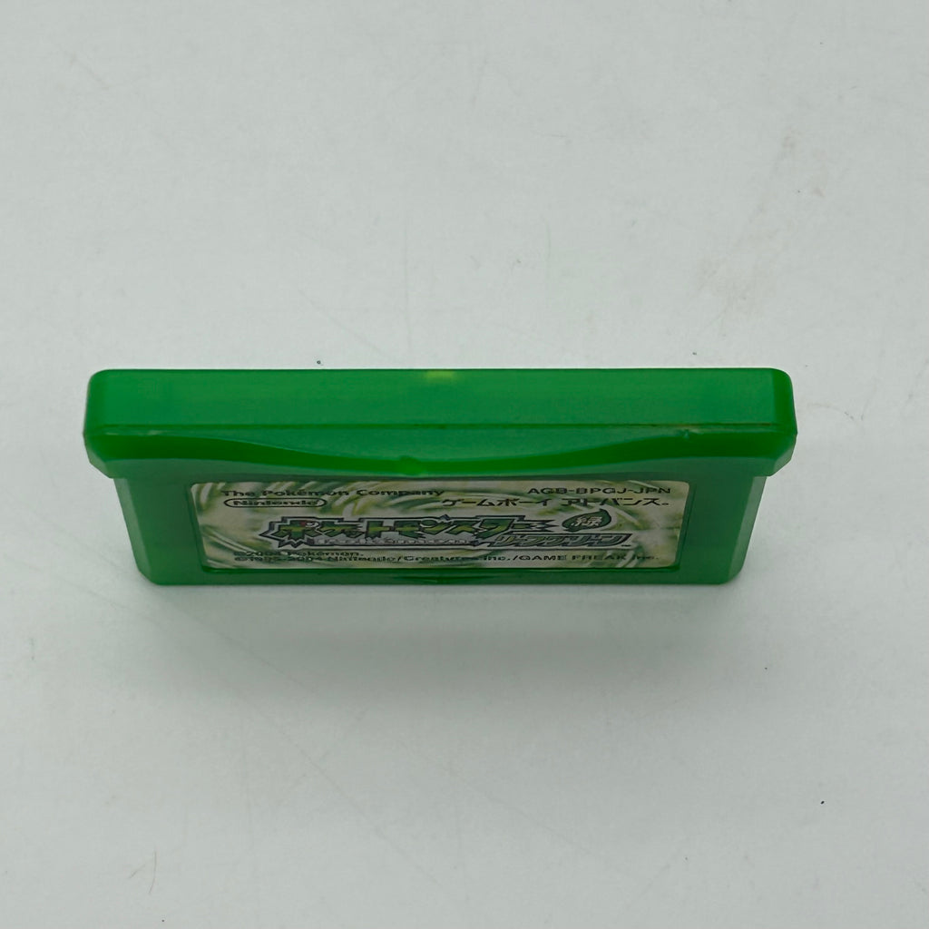 Pokemon Leaf Green Version Gameboy Advance Japanese Game GBA Cartridge