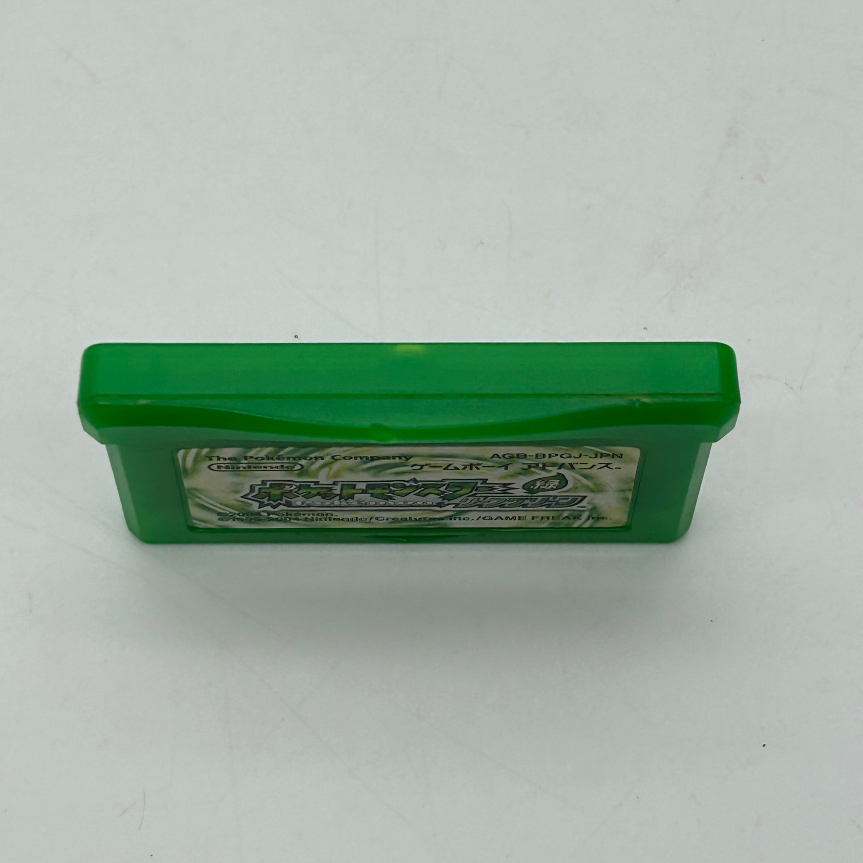 Pokemon Leaf Green Version Gameboy Advance Japanese Game GBA Cartridge